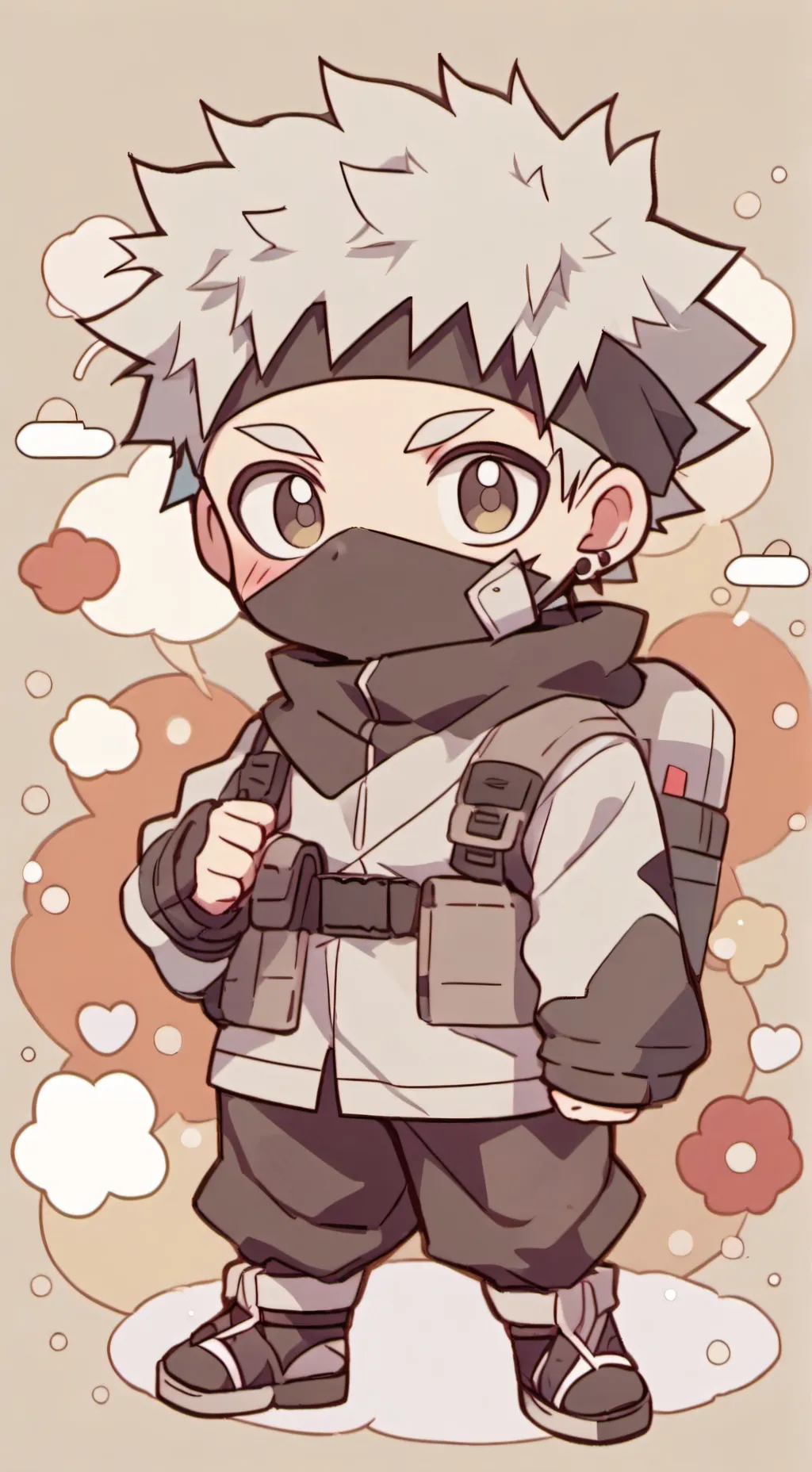ai character: Kakashi hatake background
