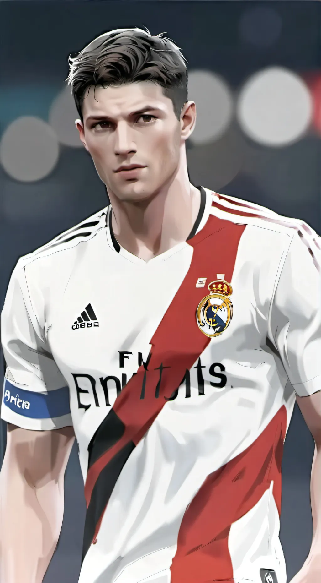 ai character: Ronaldo  background