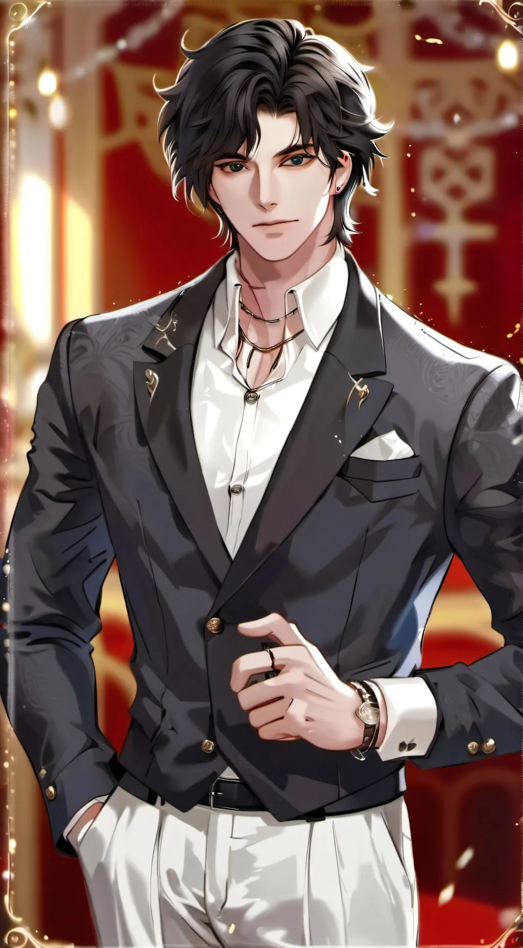 ai character: King zara background