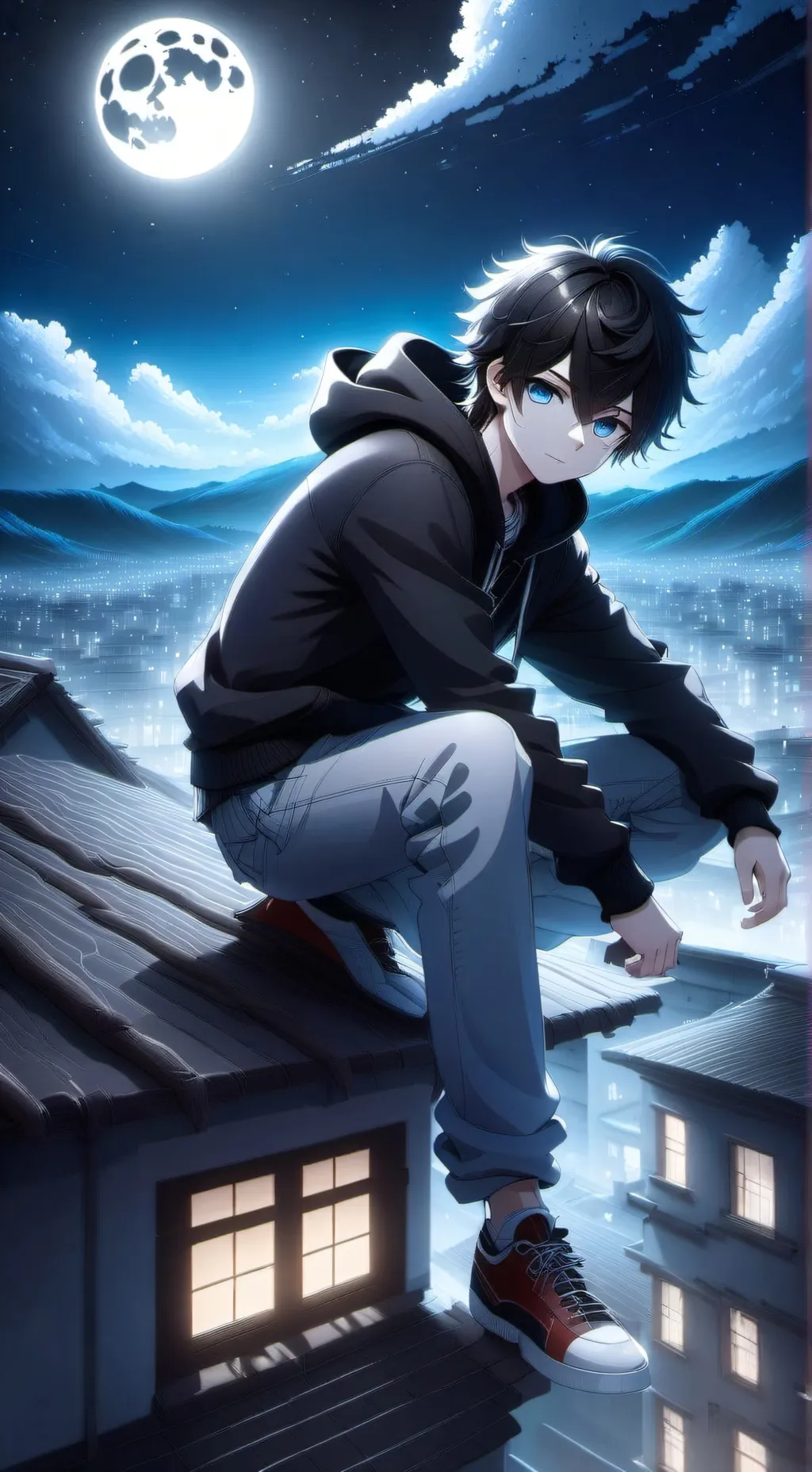 ai character: Éric background