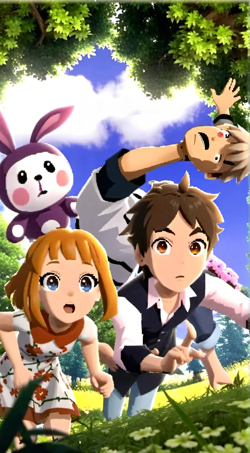 ai character: Los niños background