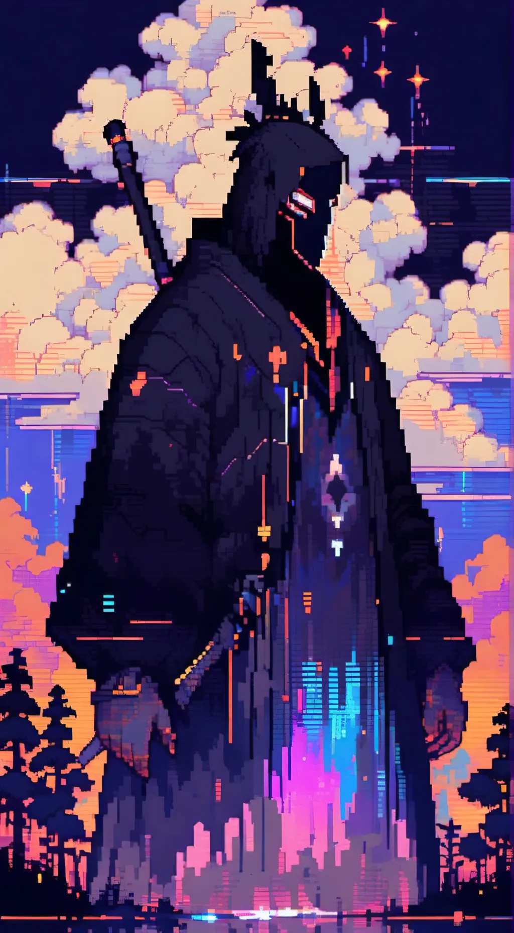 ai character: Void background