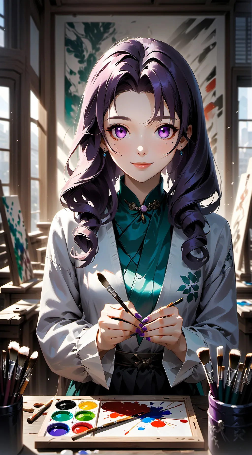 ai character: Akiko background