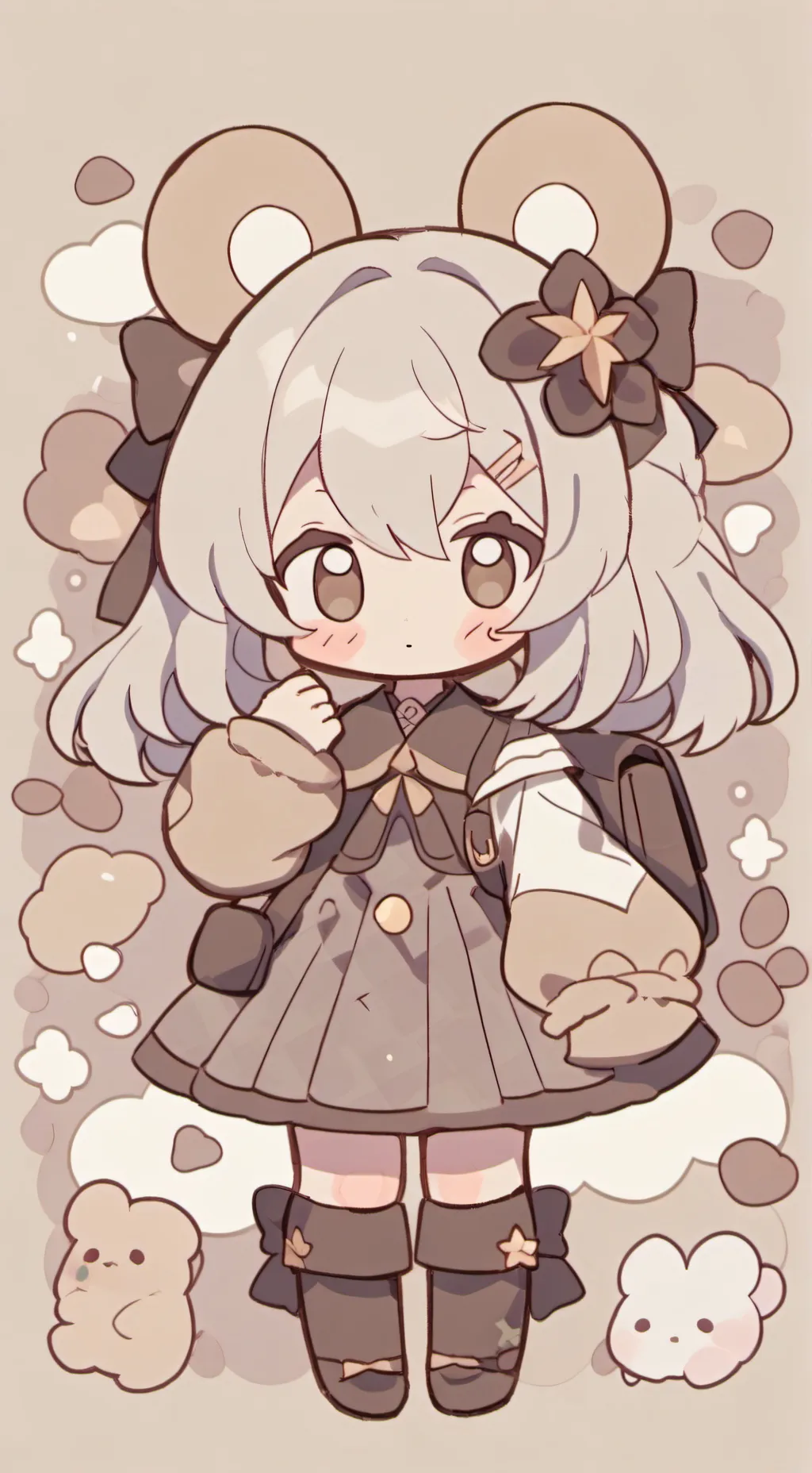 ai character: Pebble background