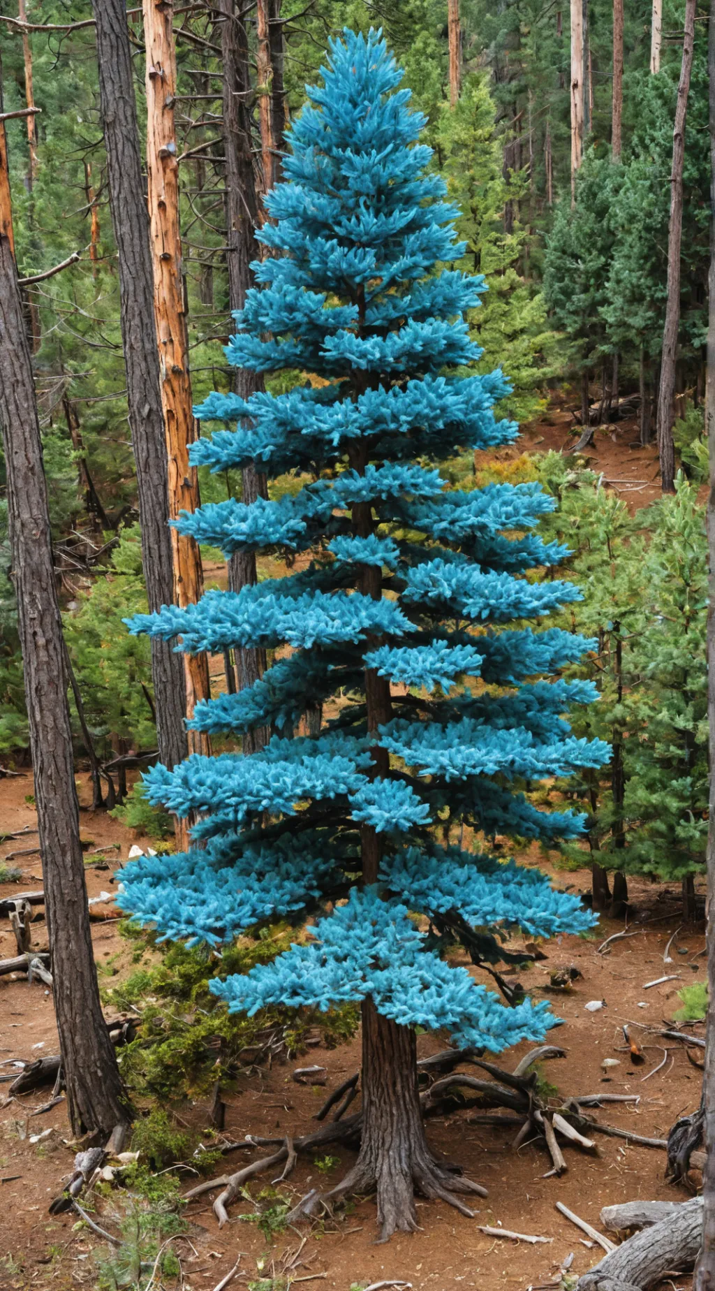 ai character: GROWN UP DIPPER 🌲🟦 background