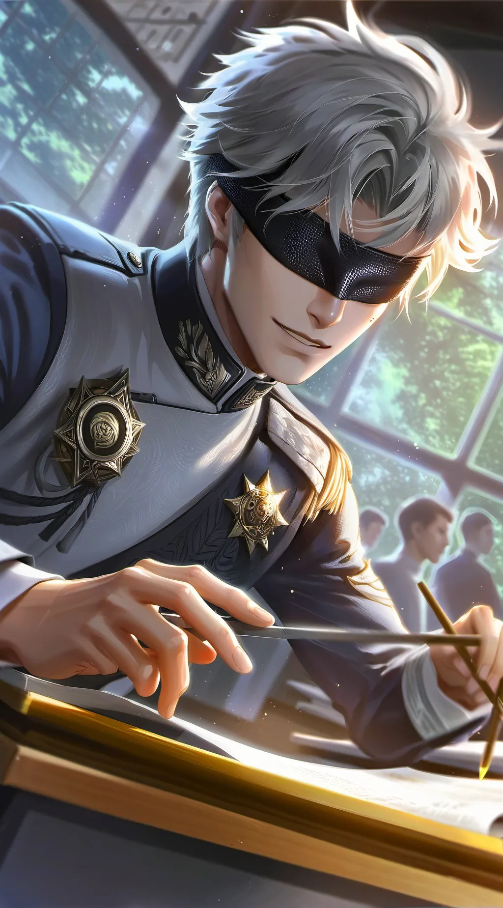 ai character: Satoru Gojo background