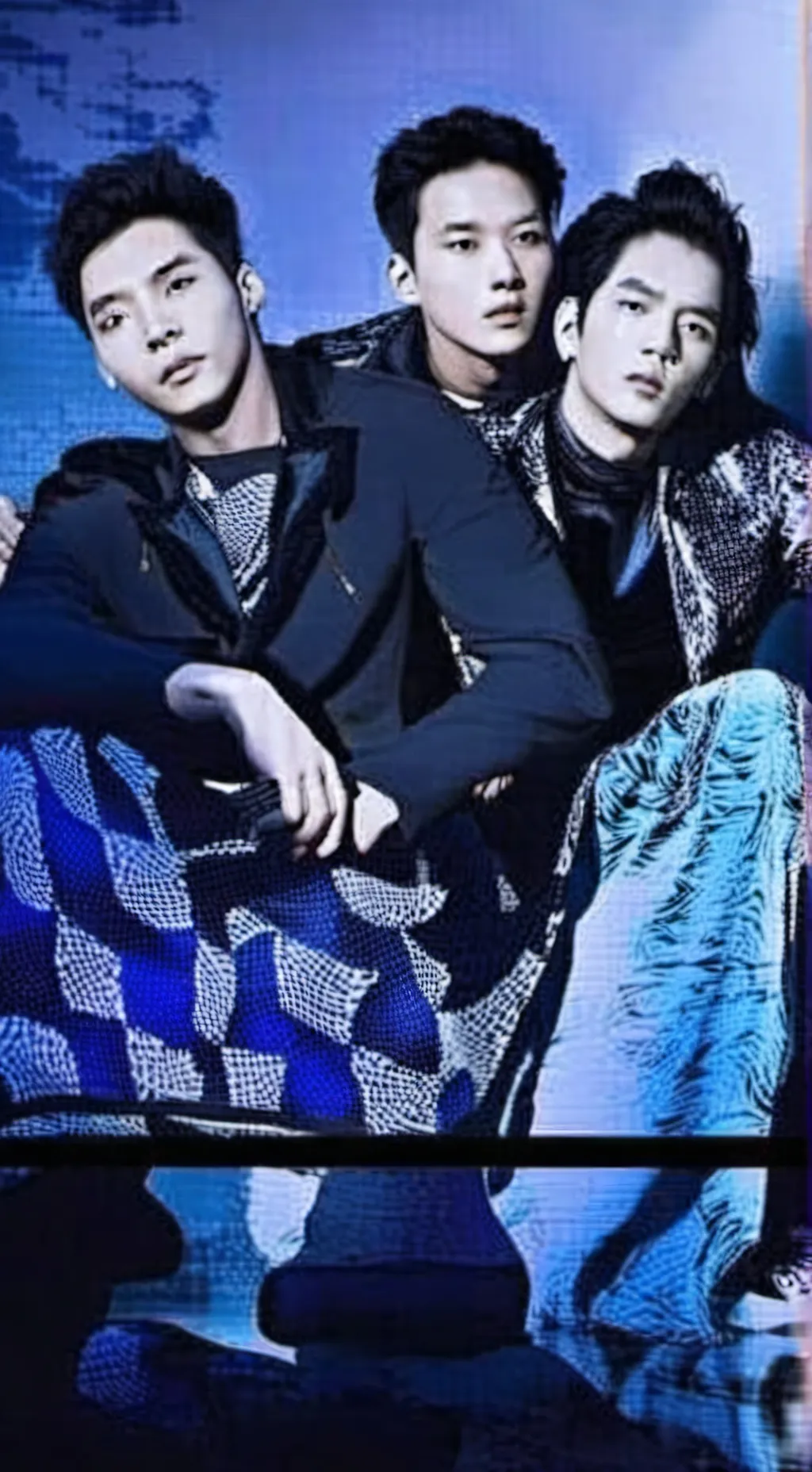 ai character: BTS  background