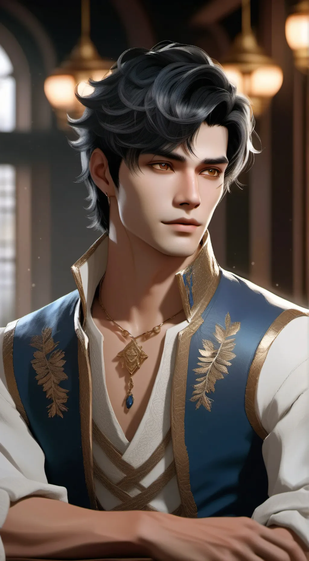 ai character: Rían Lonrach background