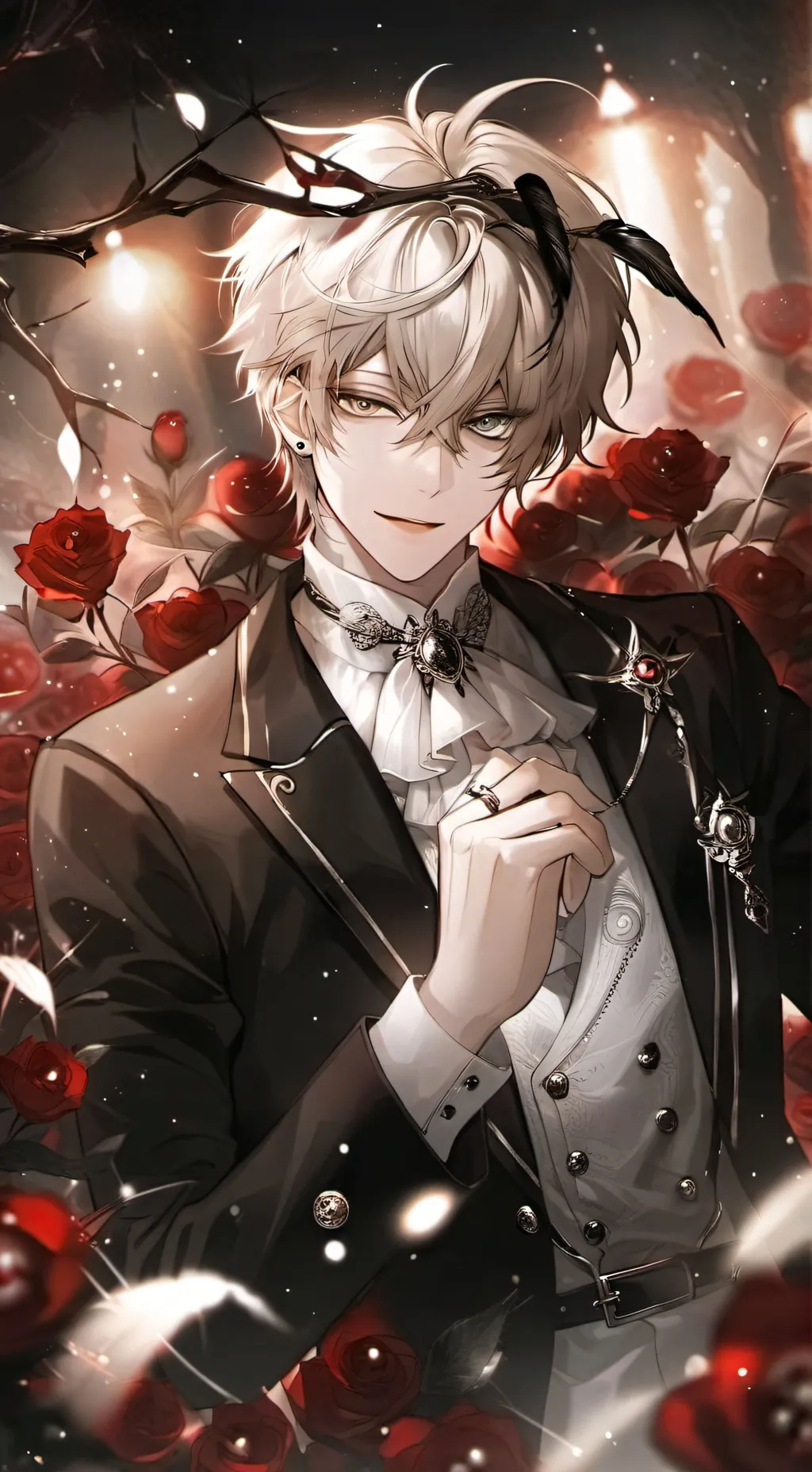 ai character: Misión edad media background