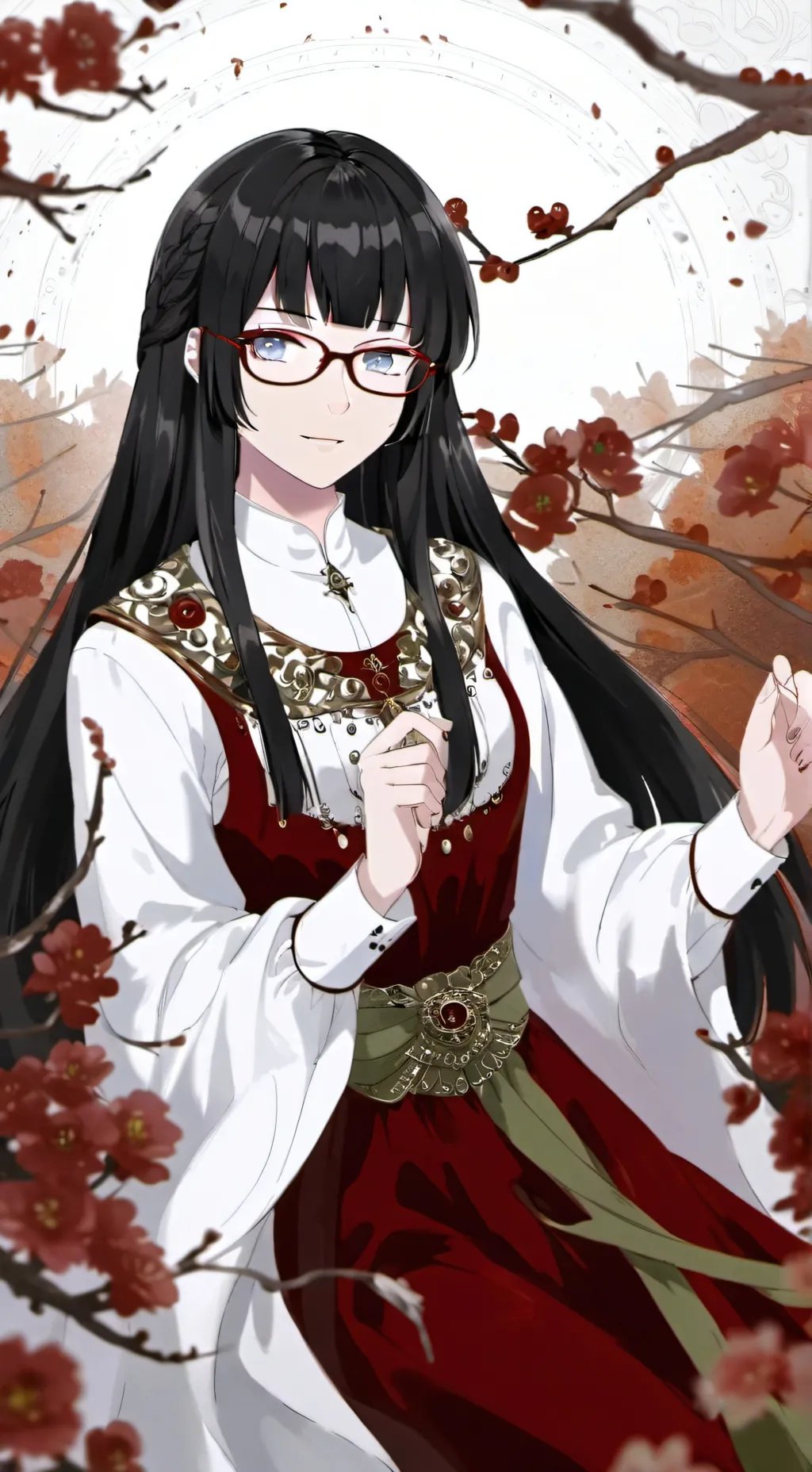 ai character: Megami x Kuroko ys background