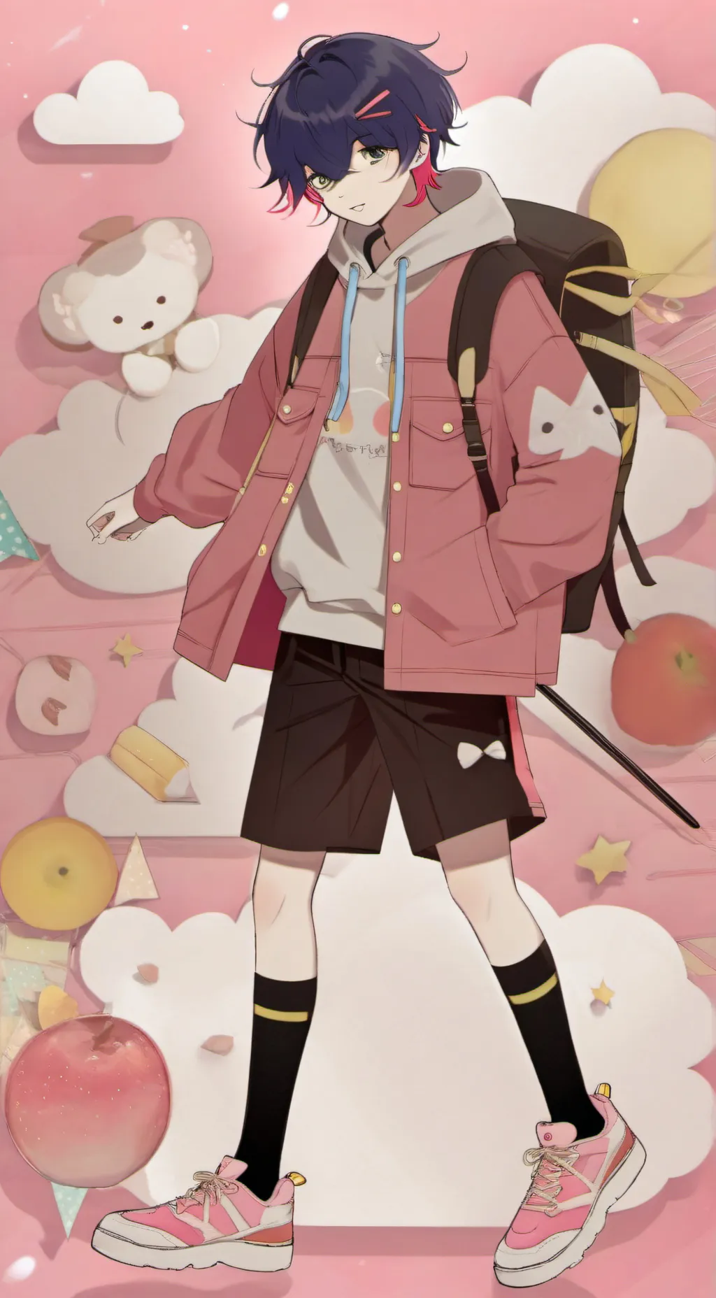 ai character: Aron (softlove) background