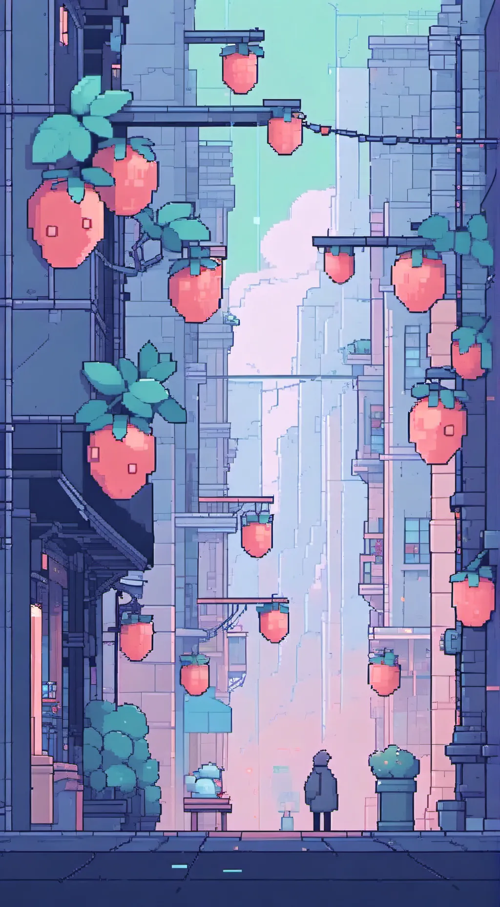 ai character: 🍓 background