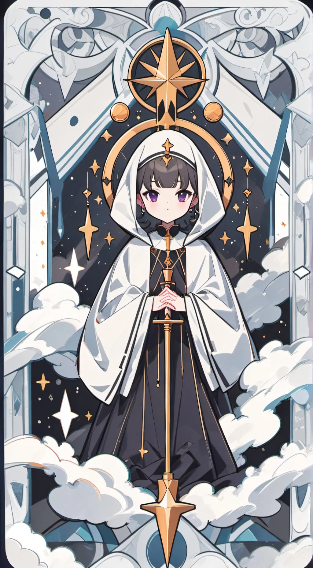 ai character: Uppermoon  background