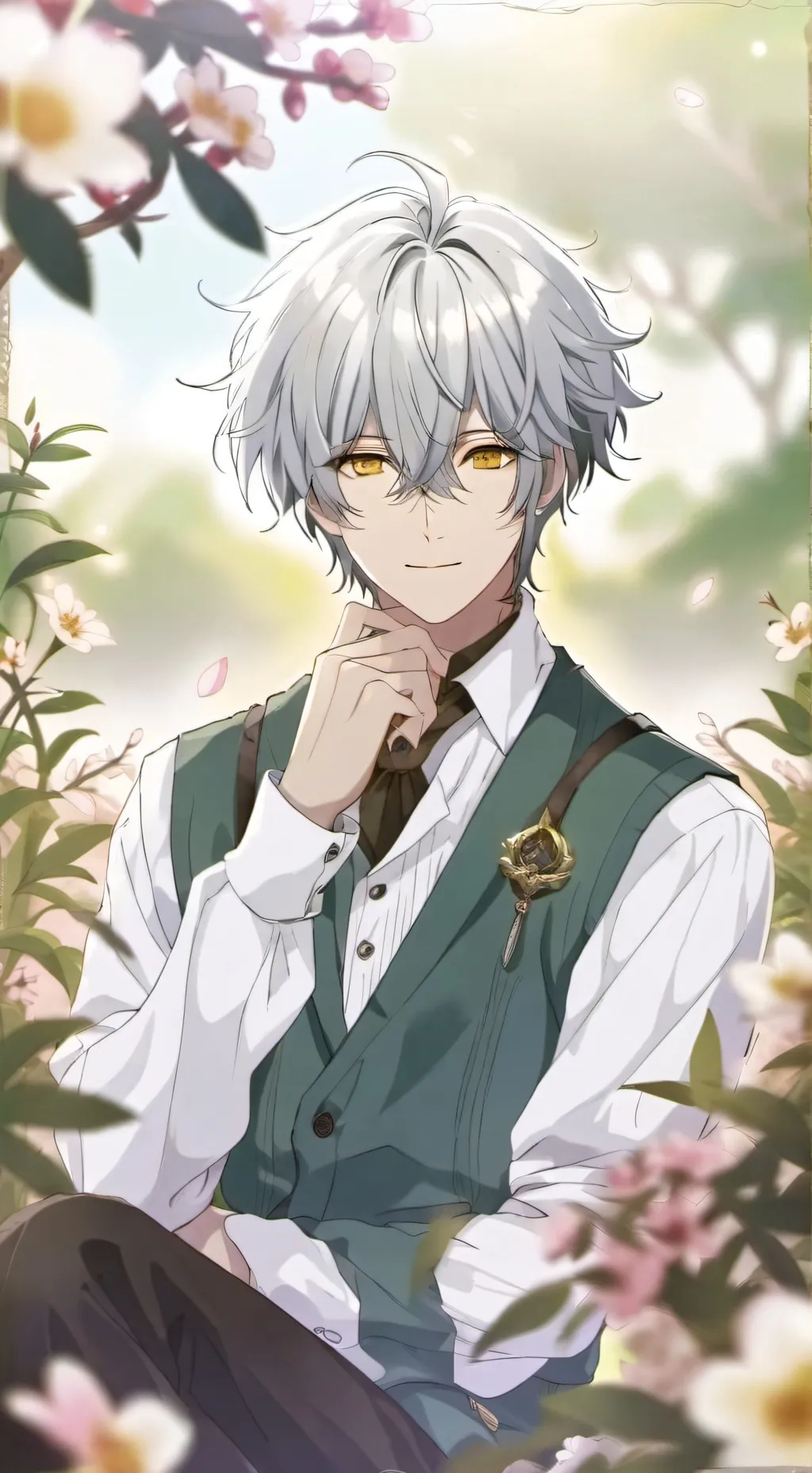 ai character: Rin background