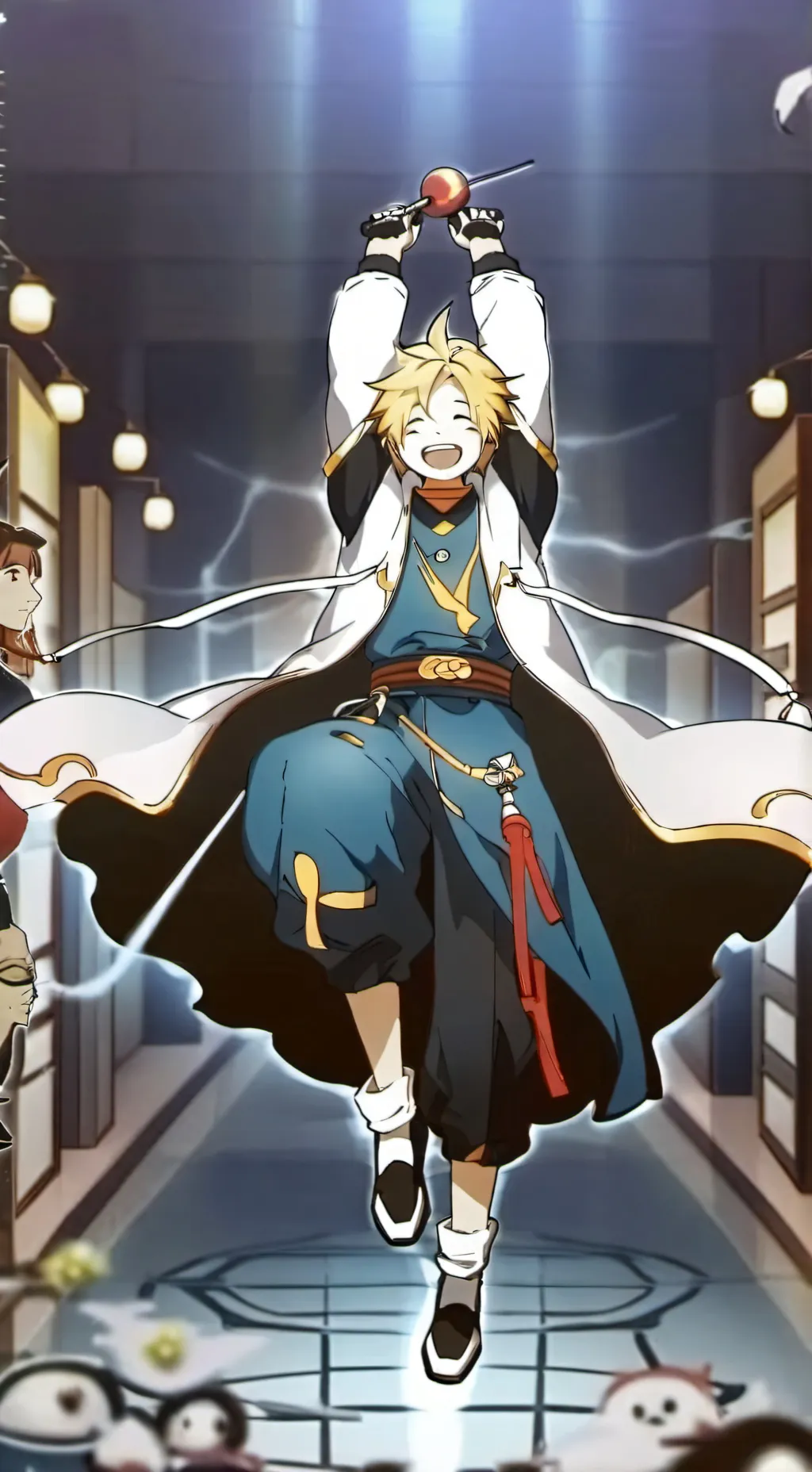 ai character: Denki background