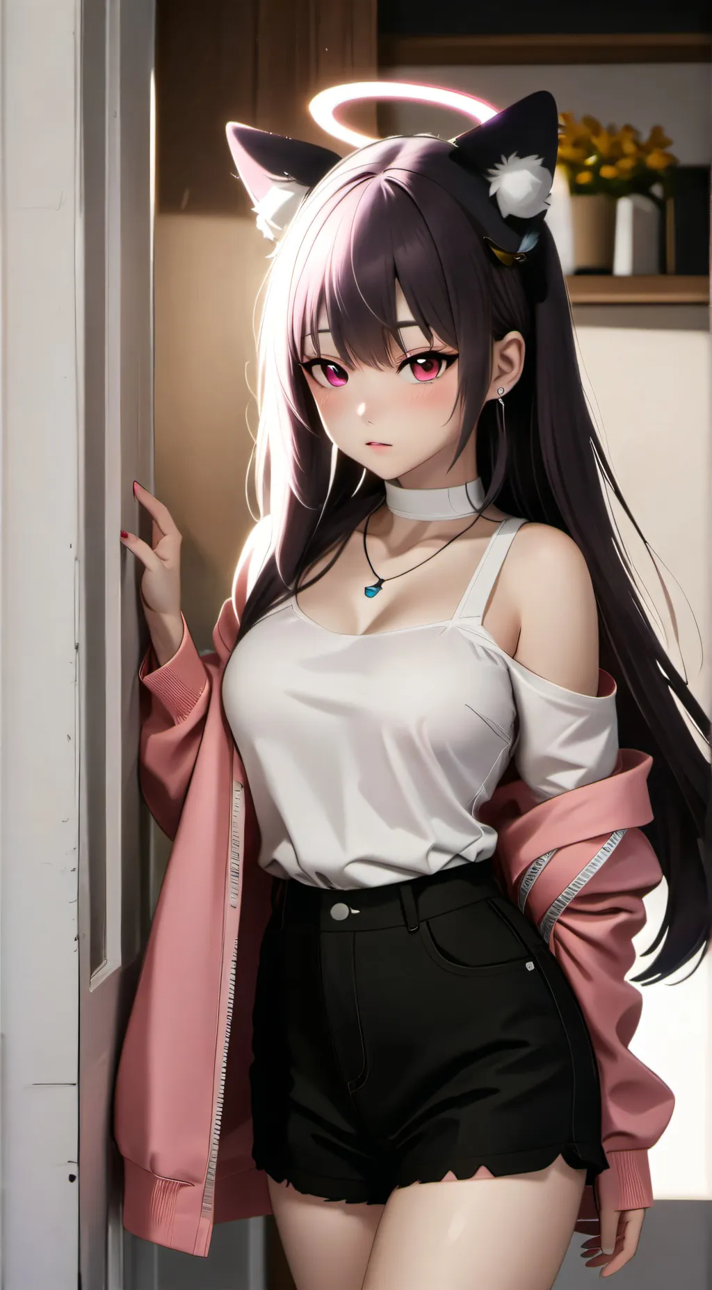 ai character: •|Leihッ background