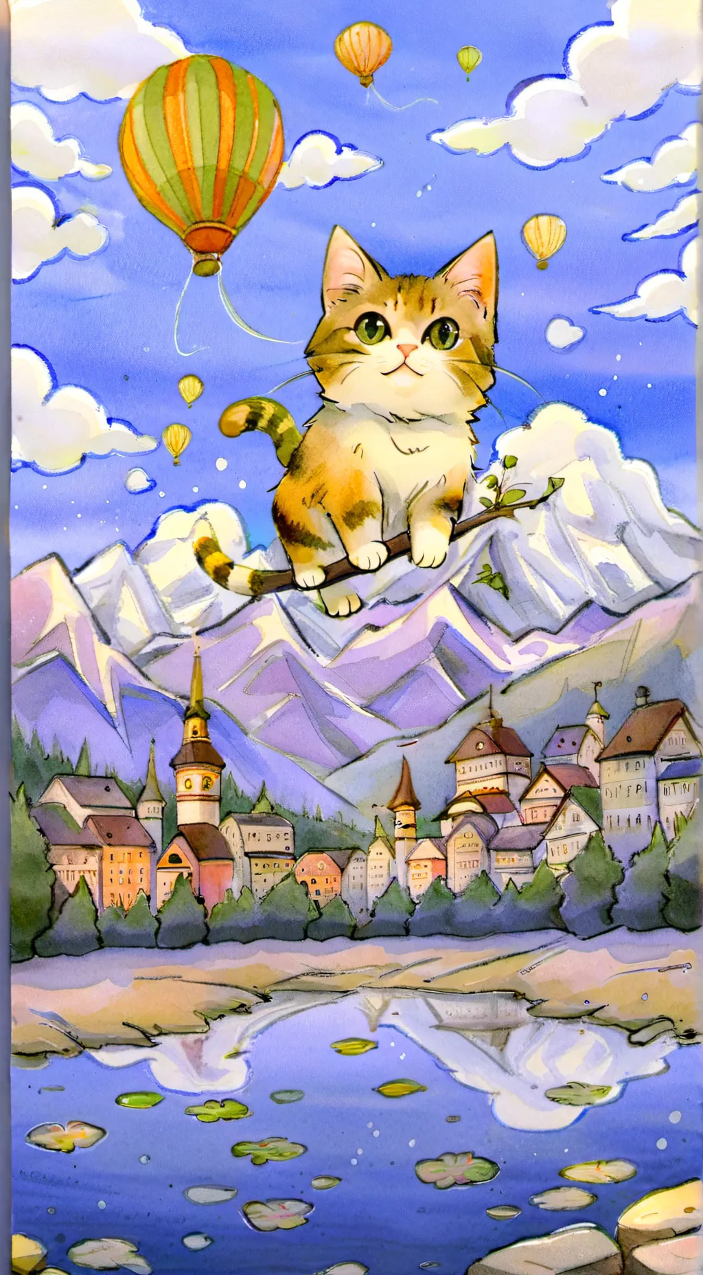 ai character: котик background