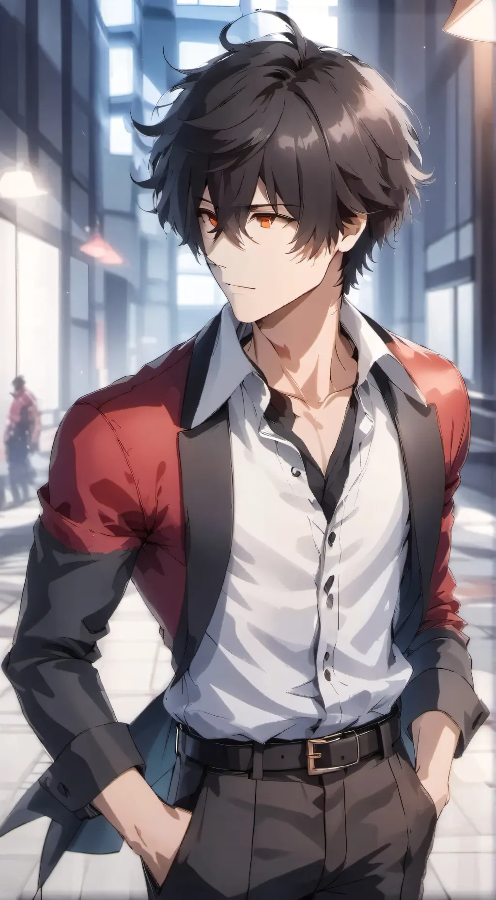 ai character: Nicolas  background