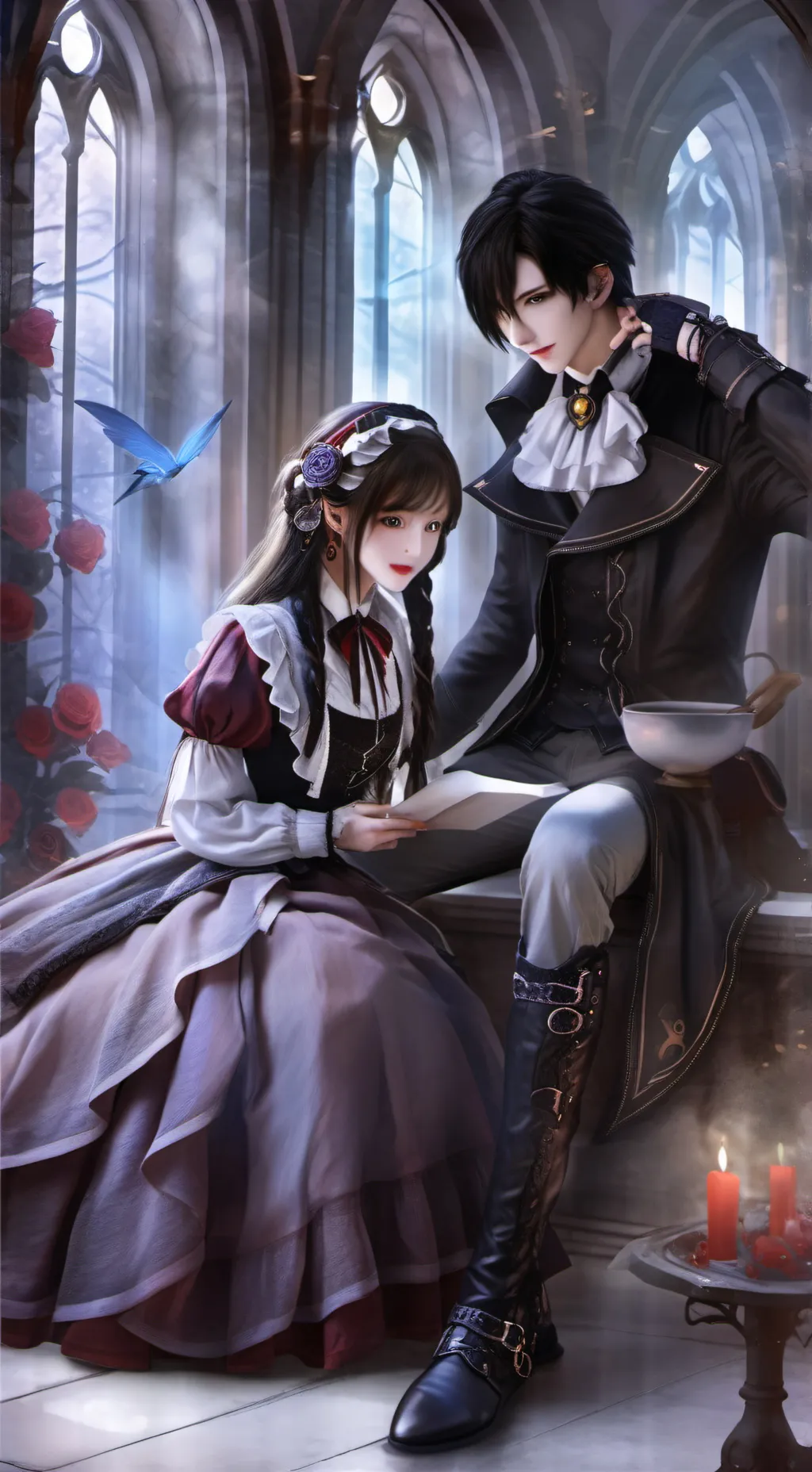 ai character: louis background