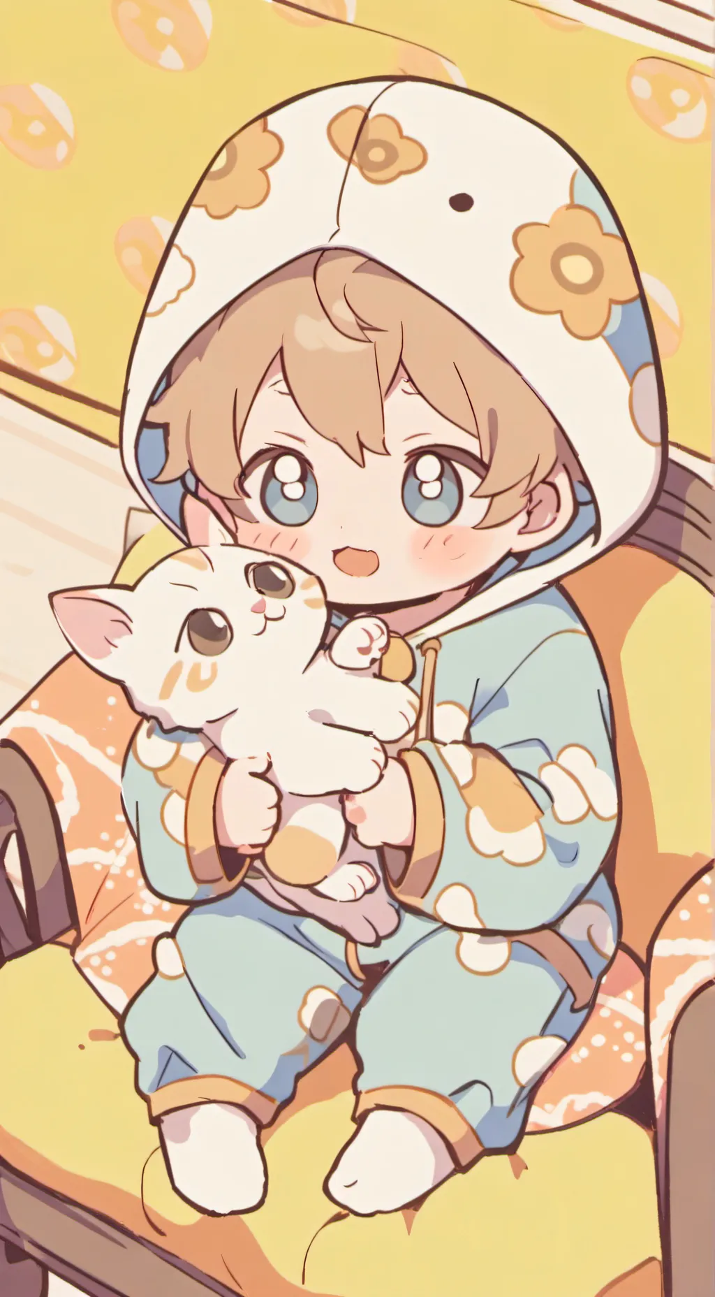 ai character: Liam and Amy  background