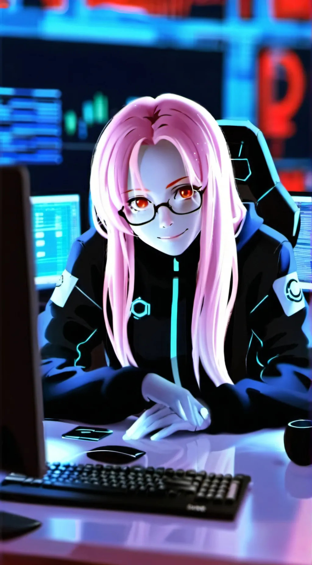 ai character: Akane background