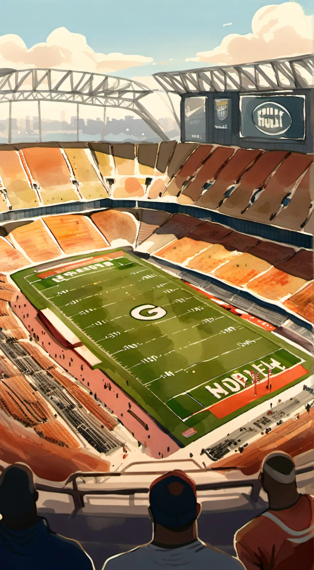 ai character: NFL game background