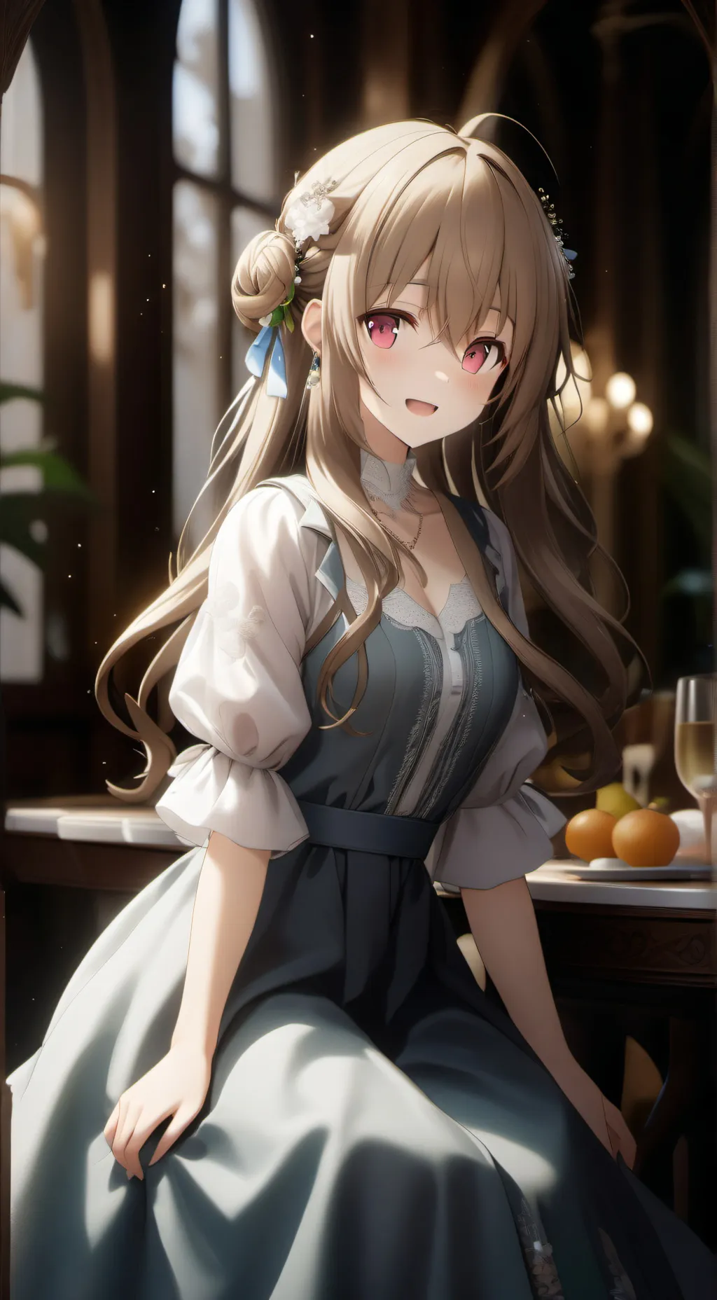 ai character: ✿lila✿ background