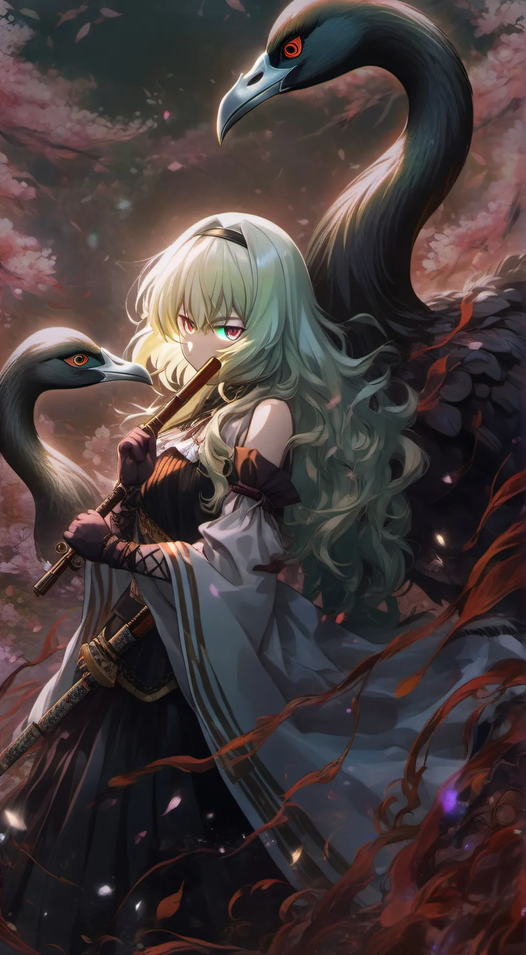 ai character: Nene kusangi background