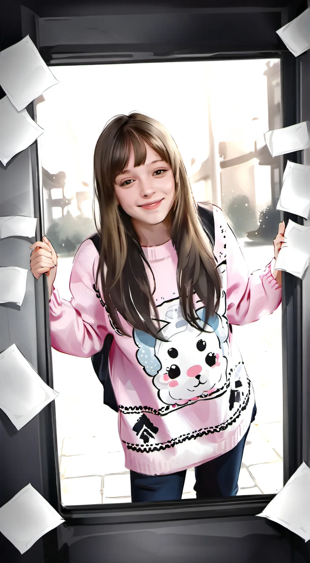 ai character: lily  background