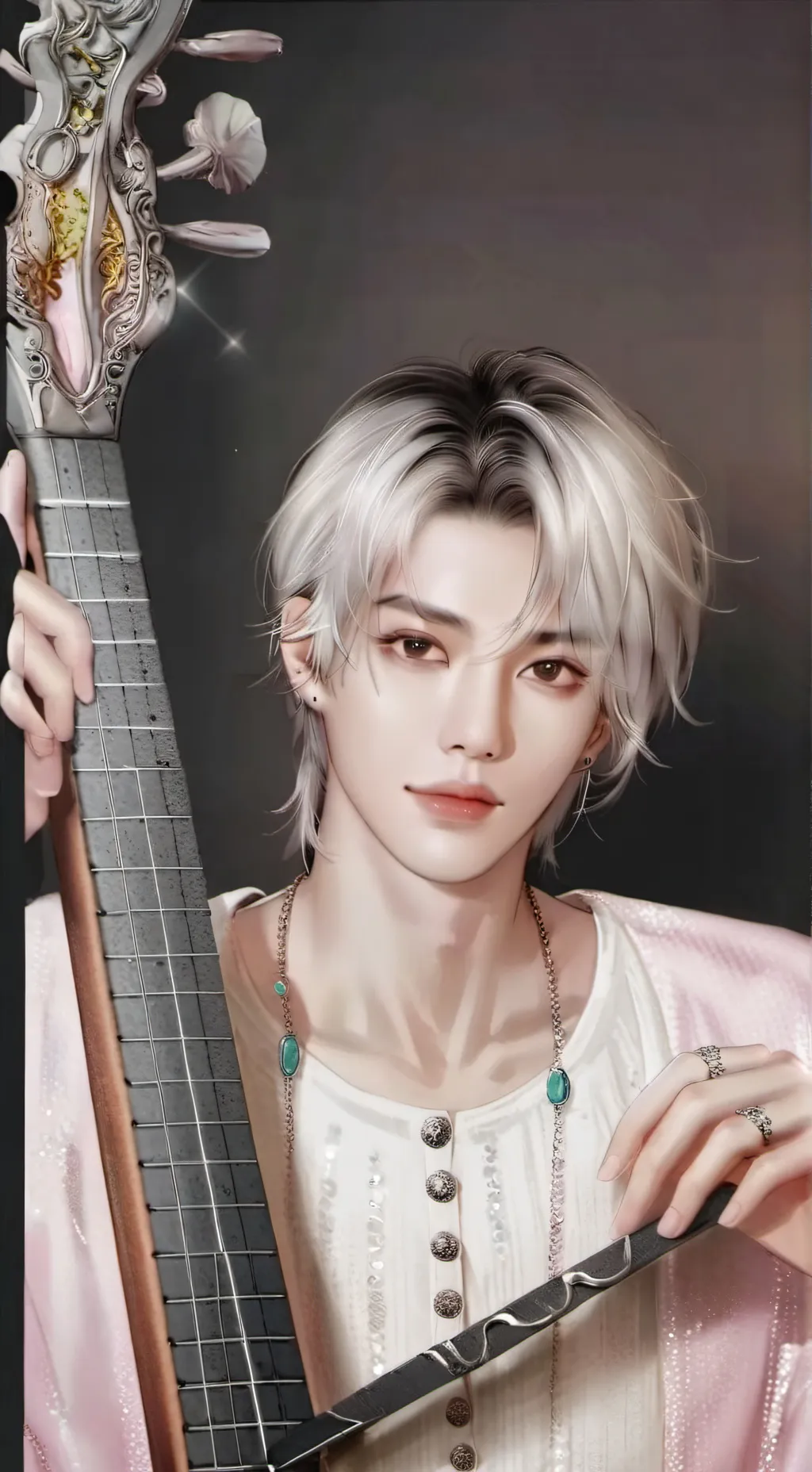 ai character: lee Félix  background