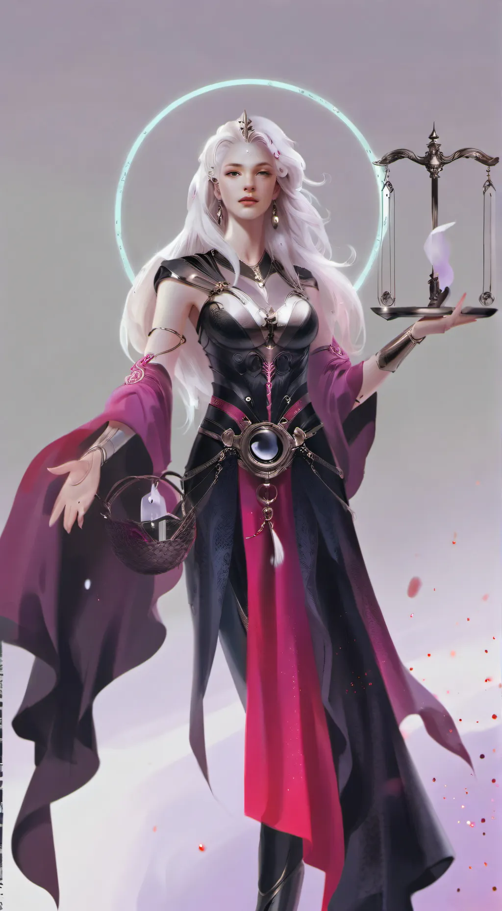 ai character: Libra background