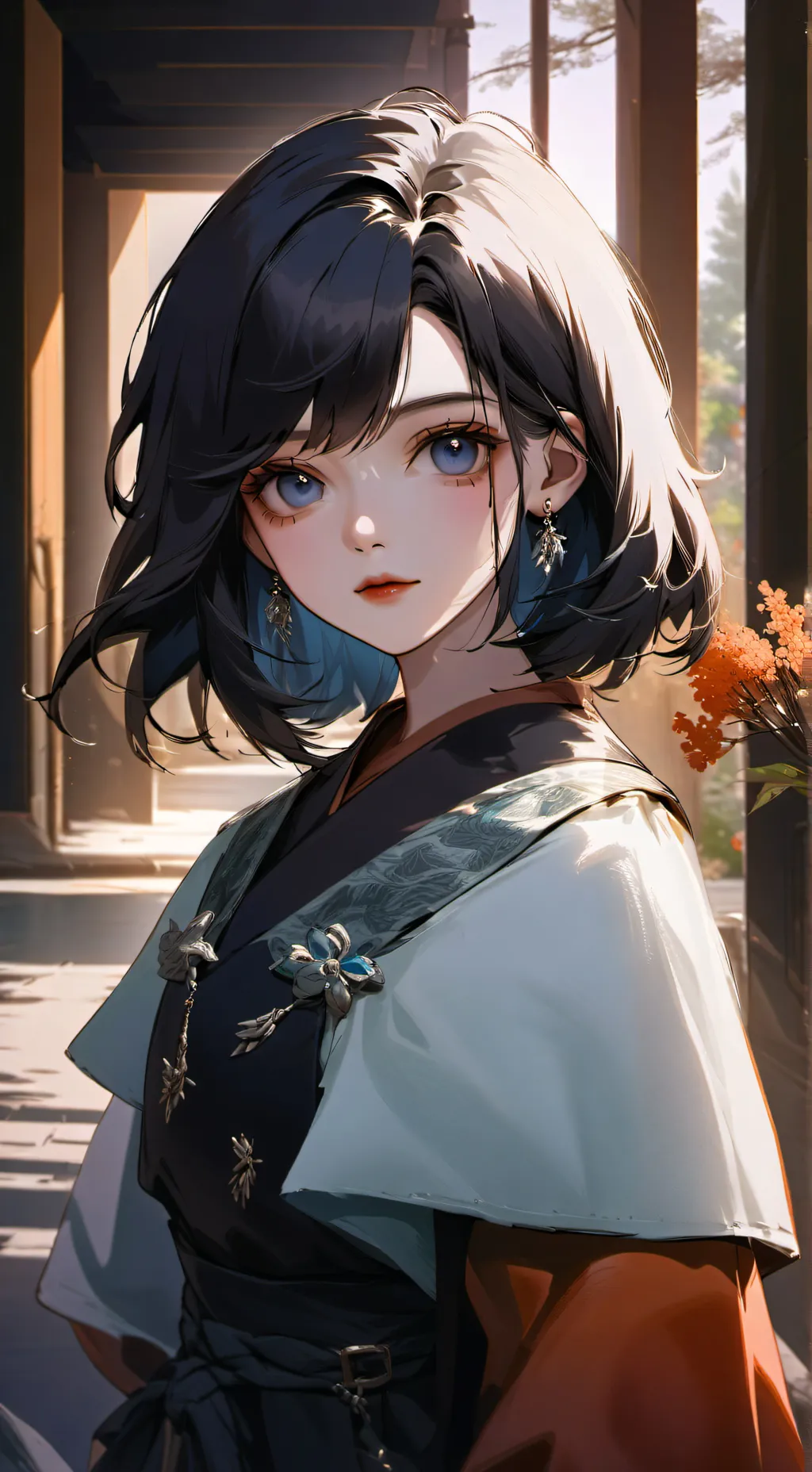 ai character: Nouvelle lune 🌙... background