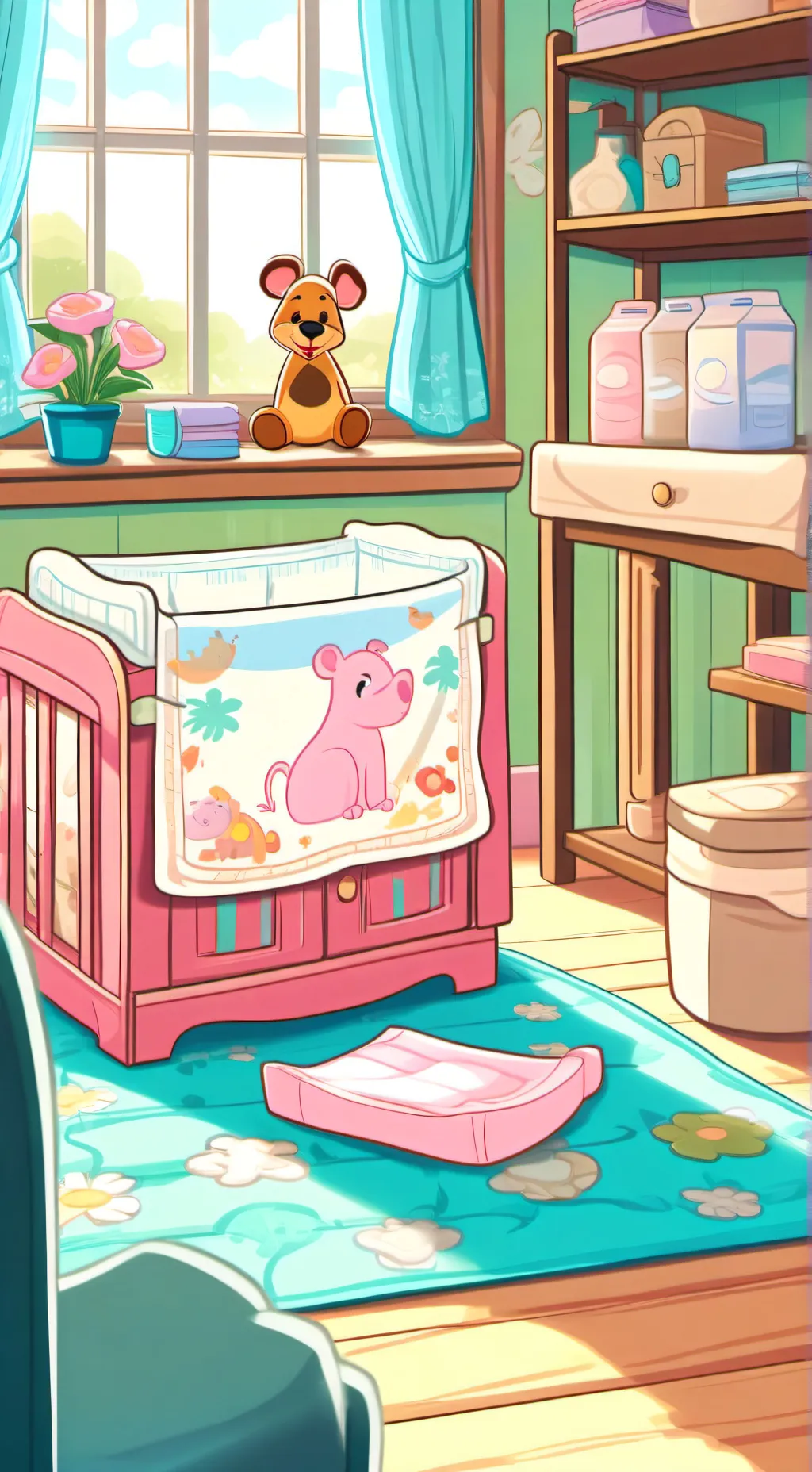 ai character: nursery background