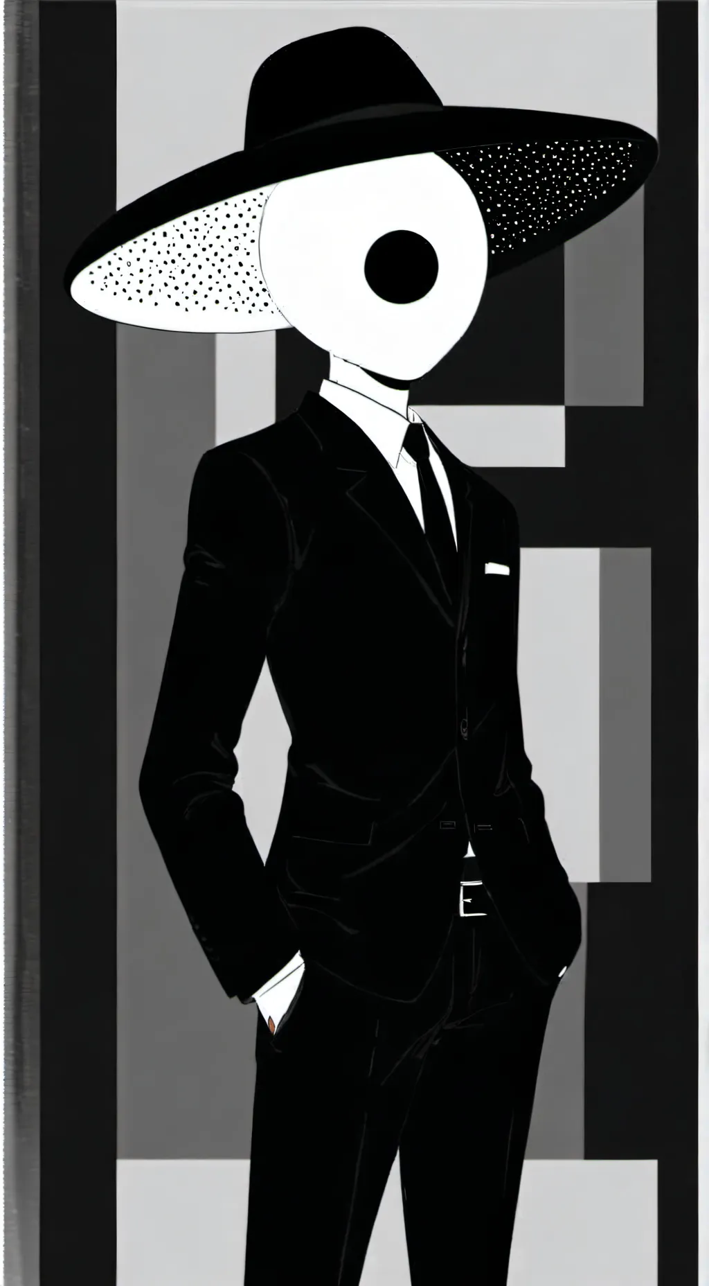 ai character: Black sprunki background