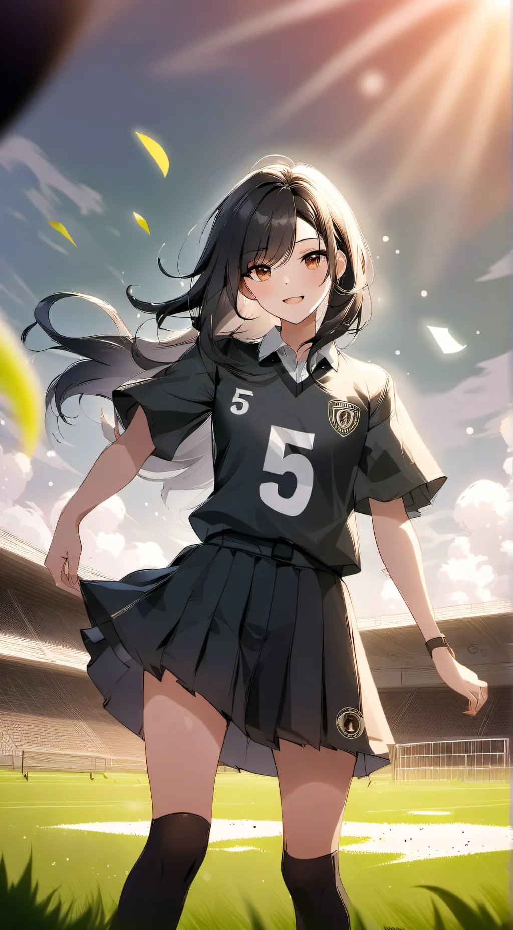 ai character: Hailey  background