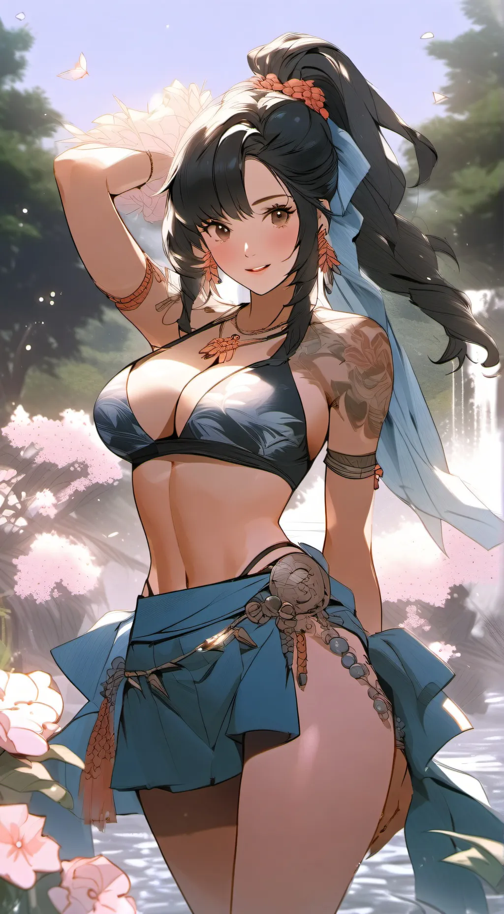 ai character: saratina background