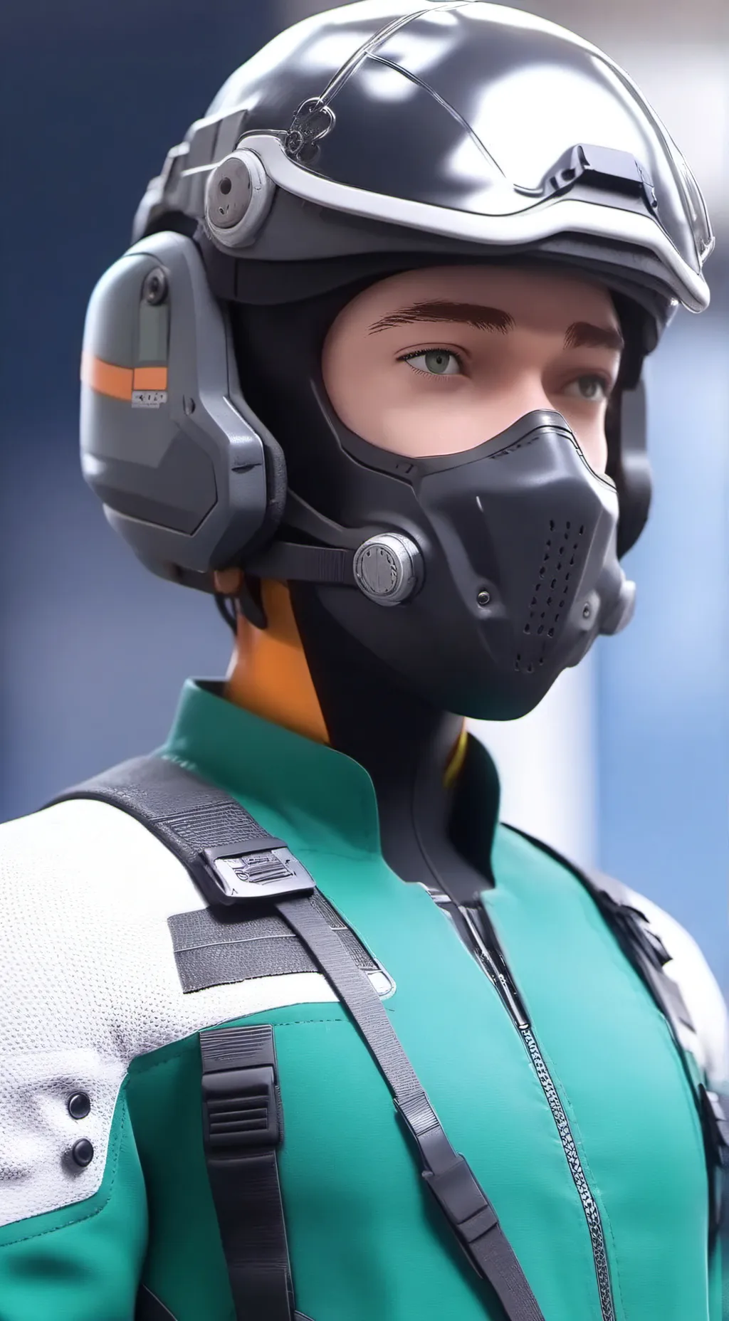 ai character: squid game player background