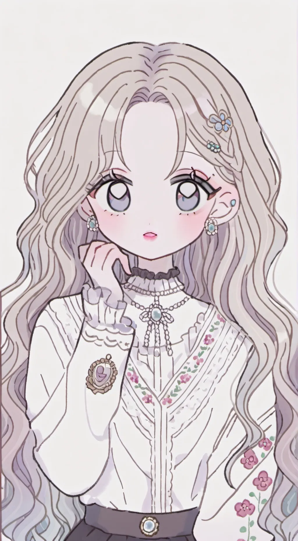 ai character: enhypen with Mia background