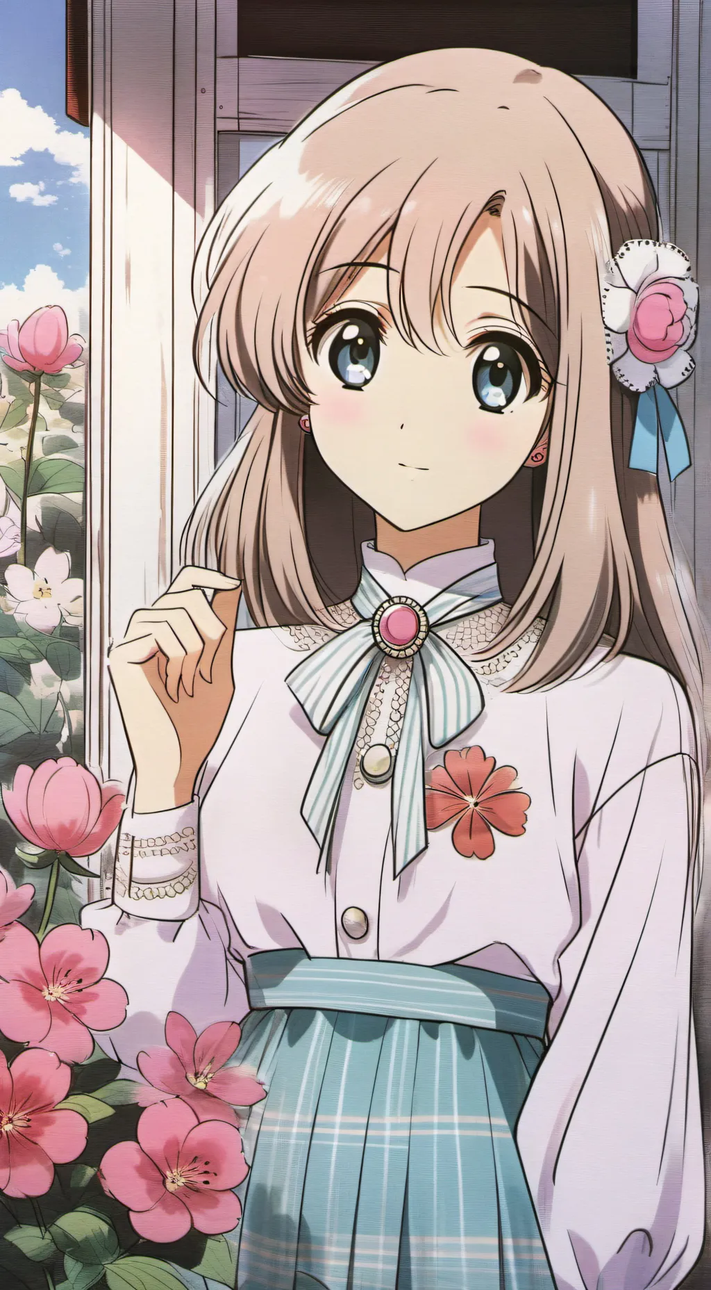 ai character: ••• background