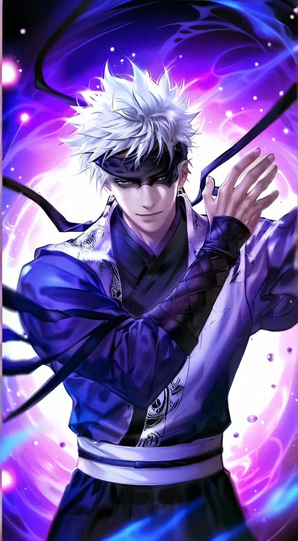 ai character: Satoru Gojo background