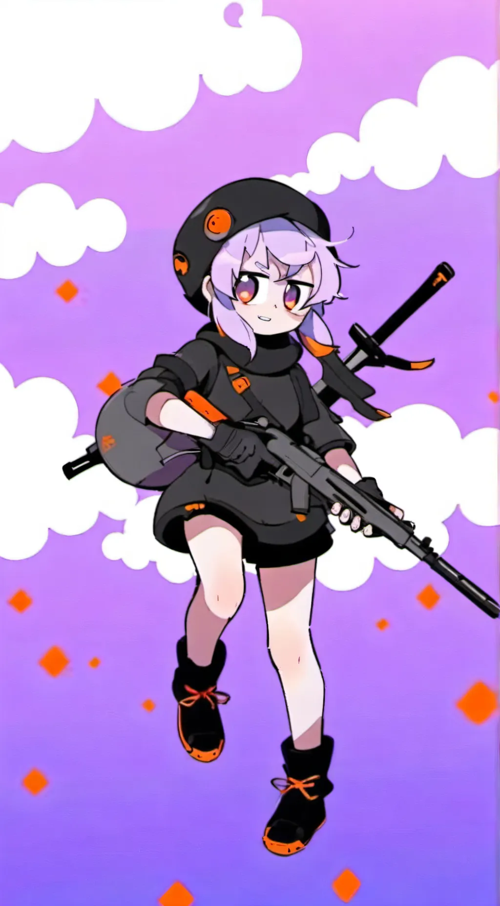 ai character: catnap ex militar  background