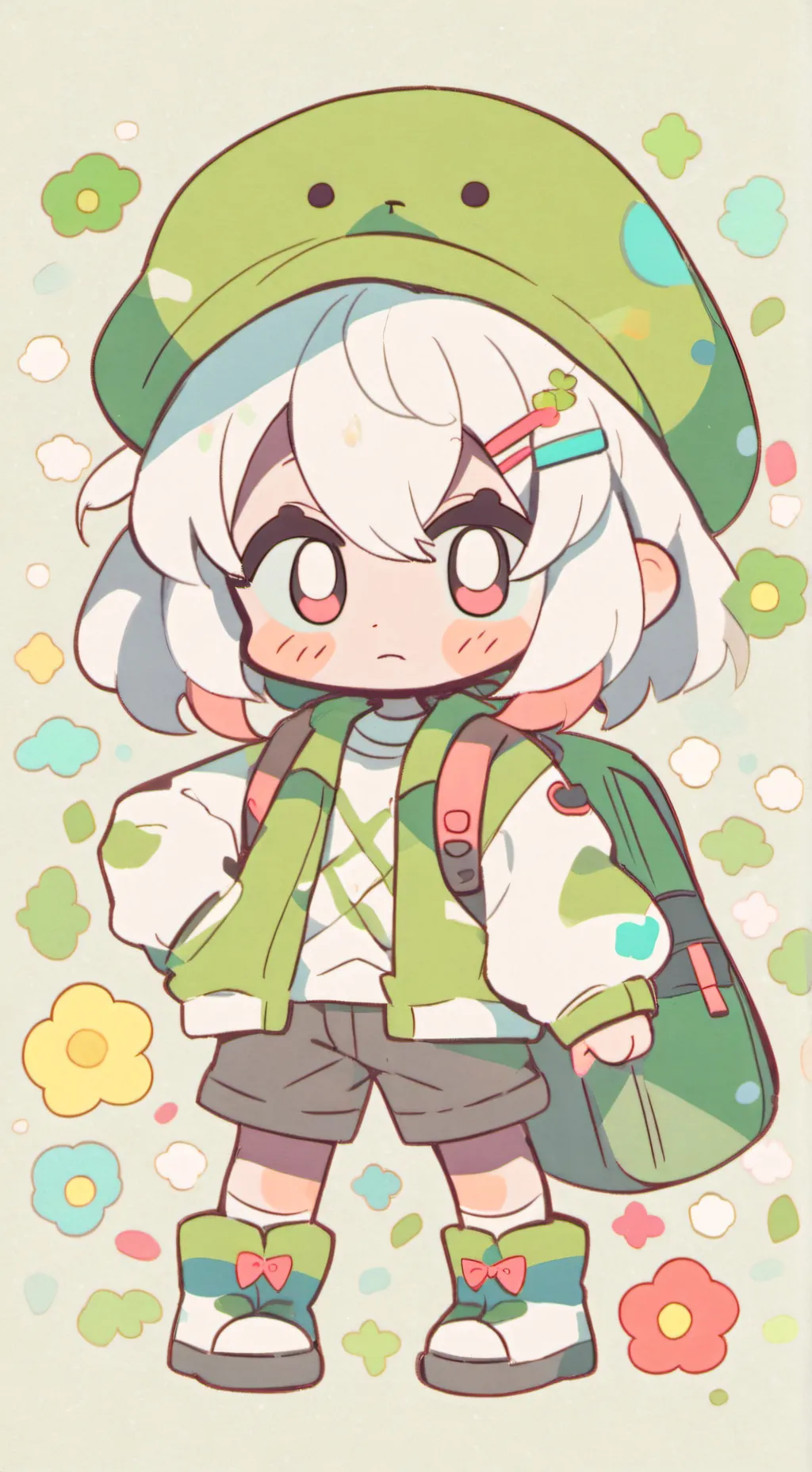 ai character: dw  background