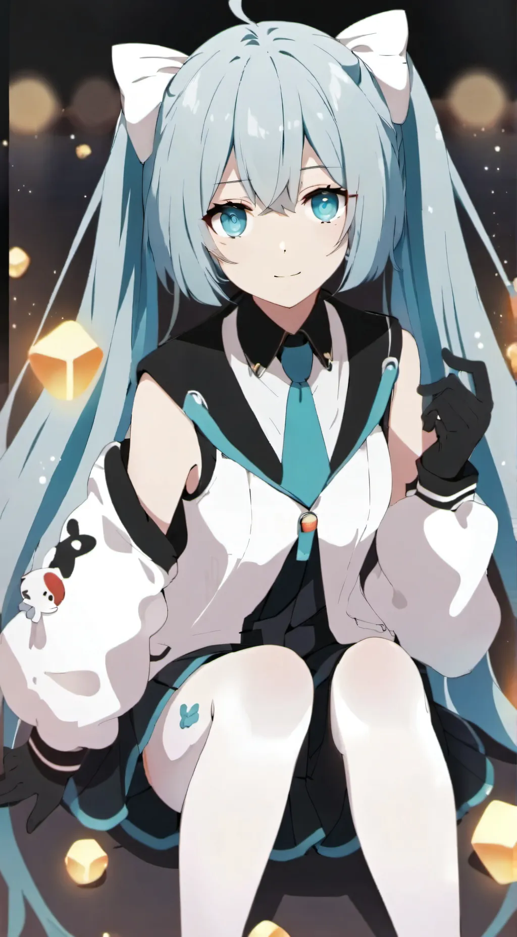 ai character: Miku  background