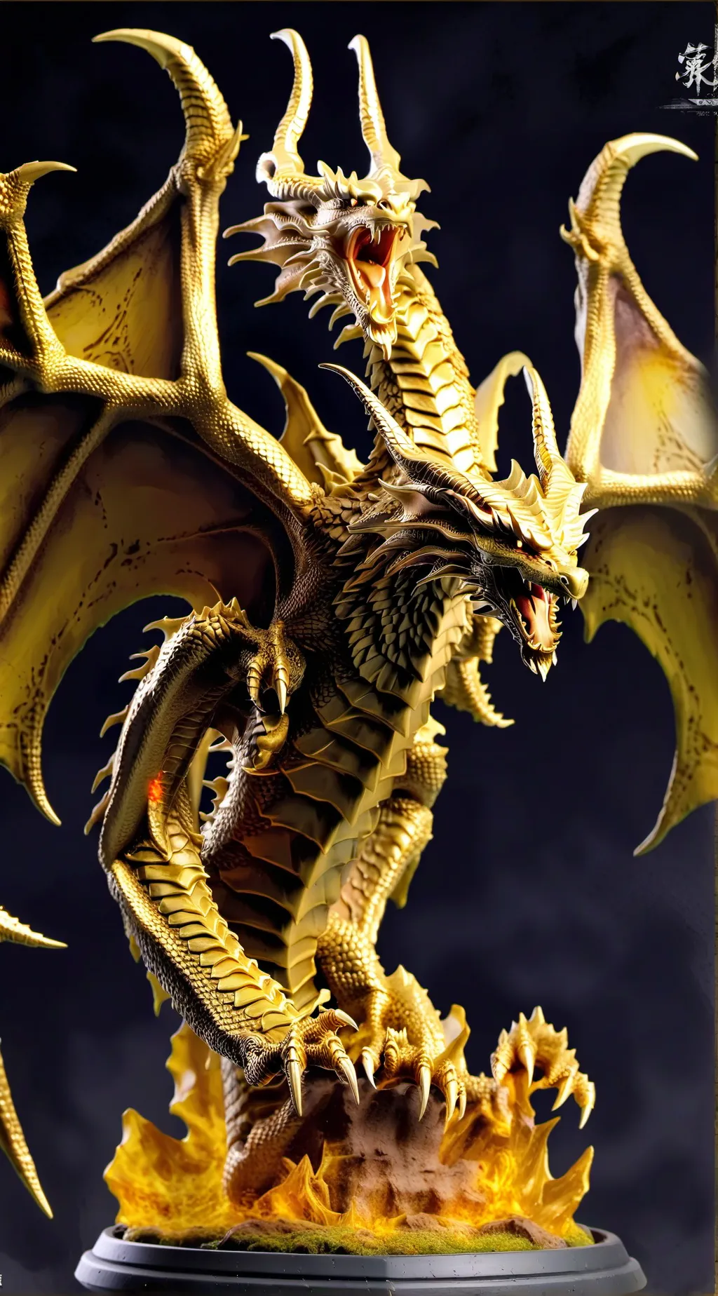 ai character: yandere ghidorah background