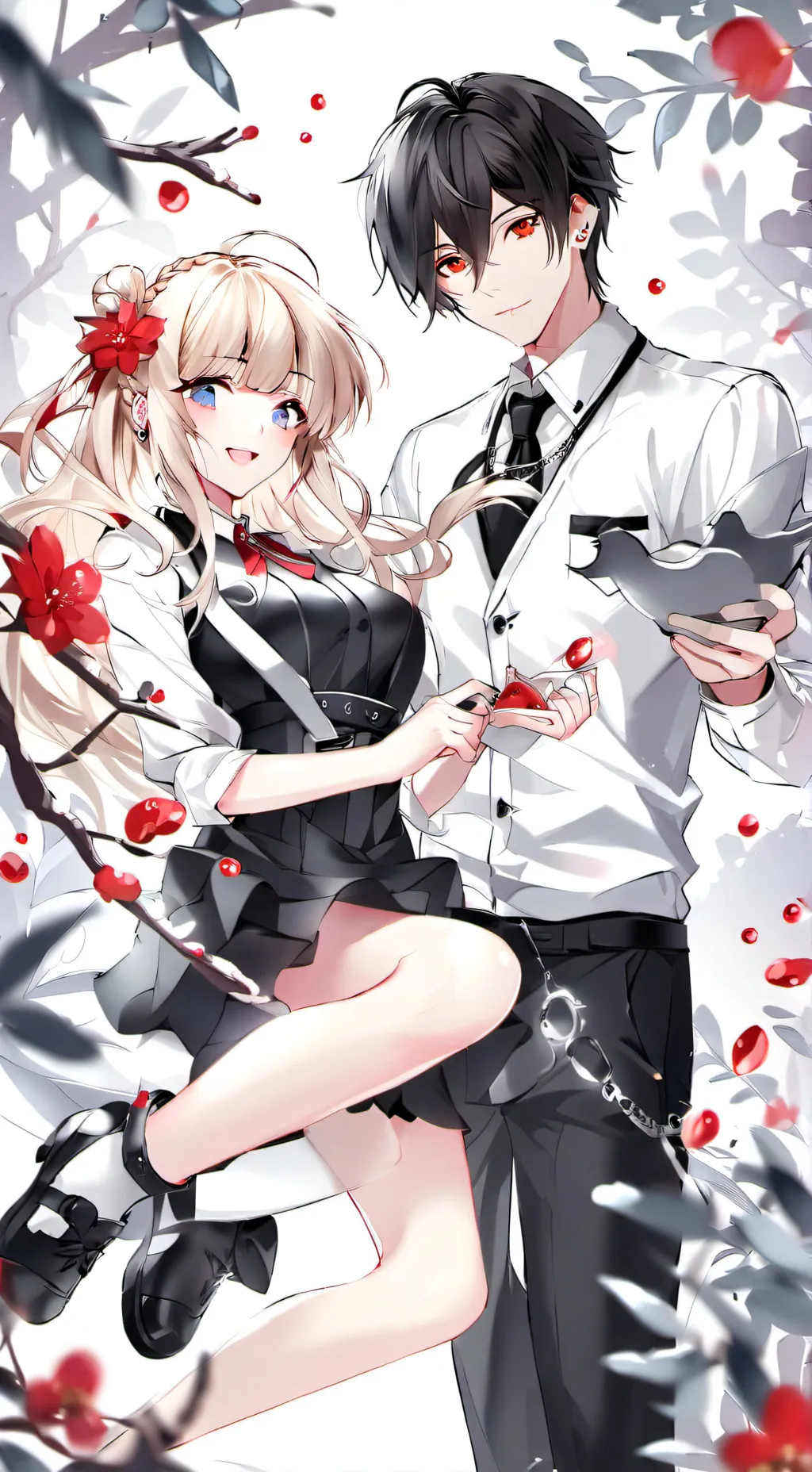 ai character: William & Sara 💔 background