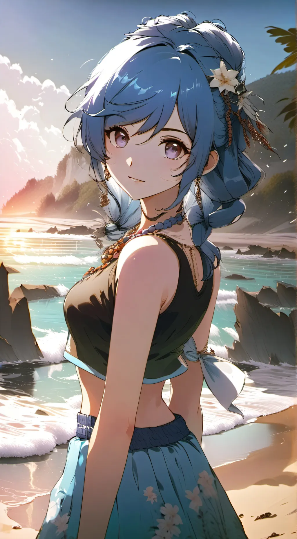 ai character: miku background