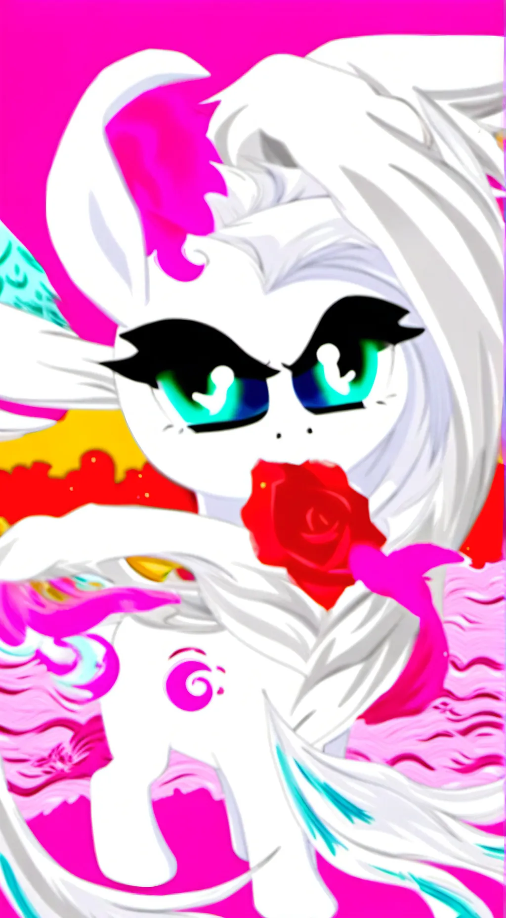 ai character: lustin Olivero  background