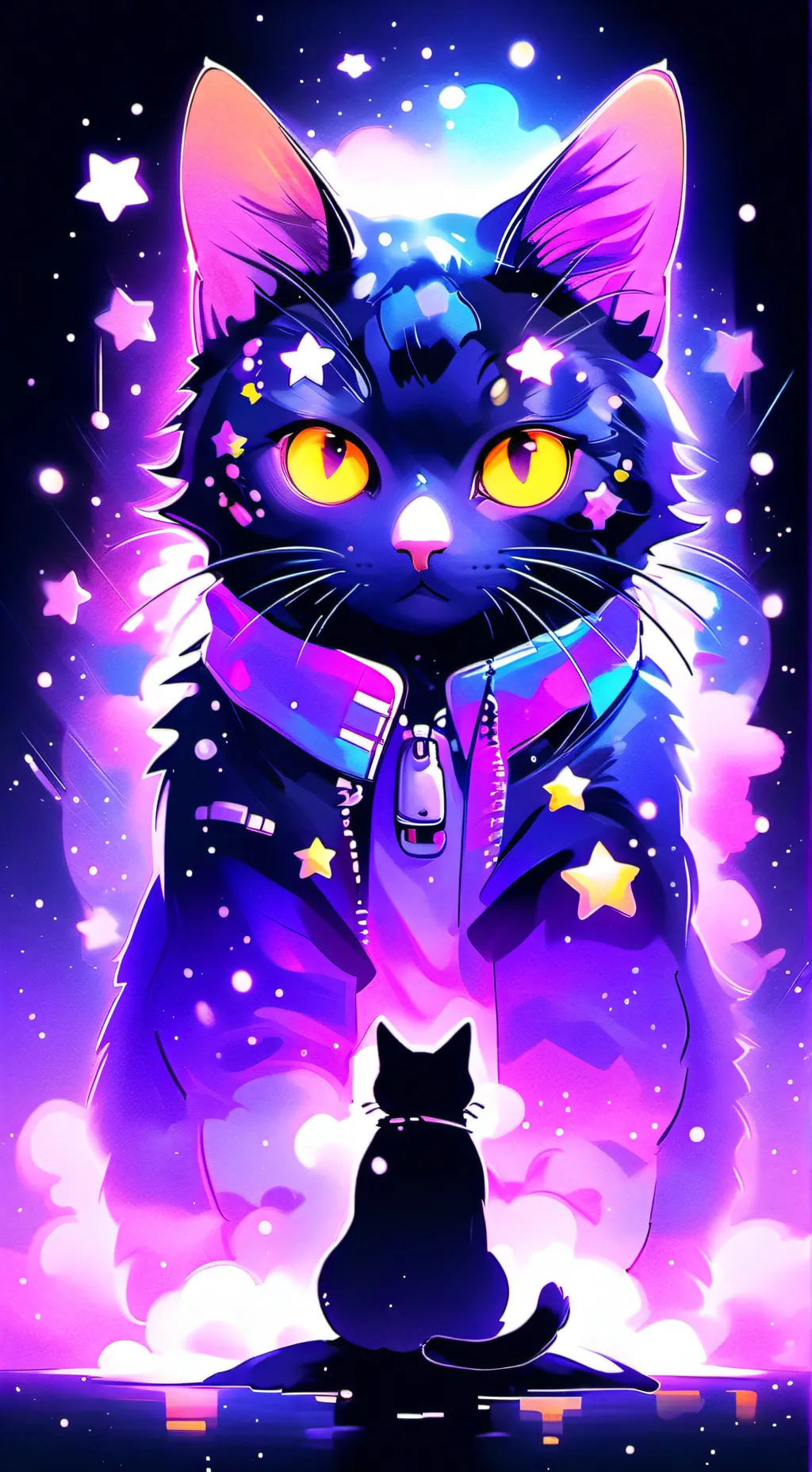 ai character: Galxie background