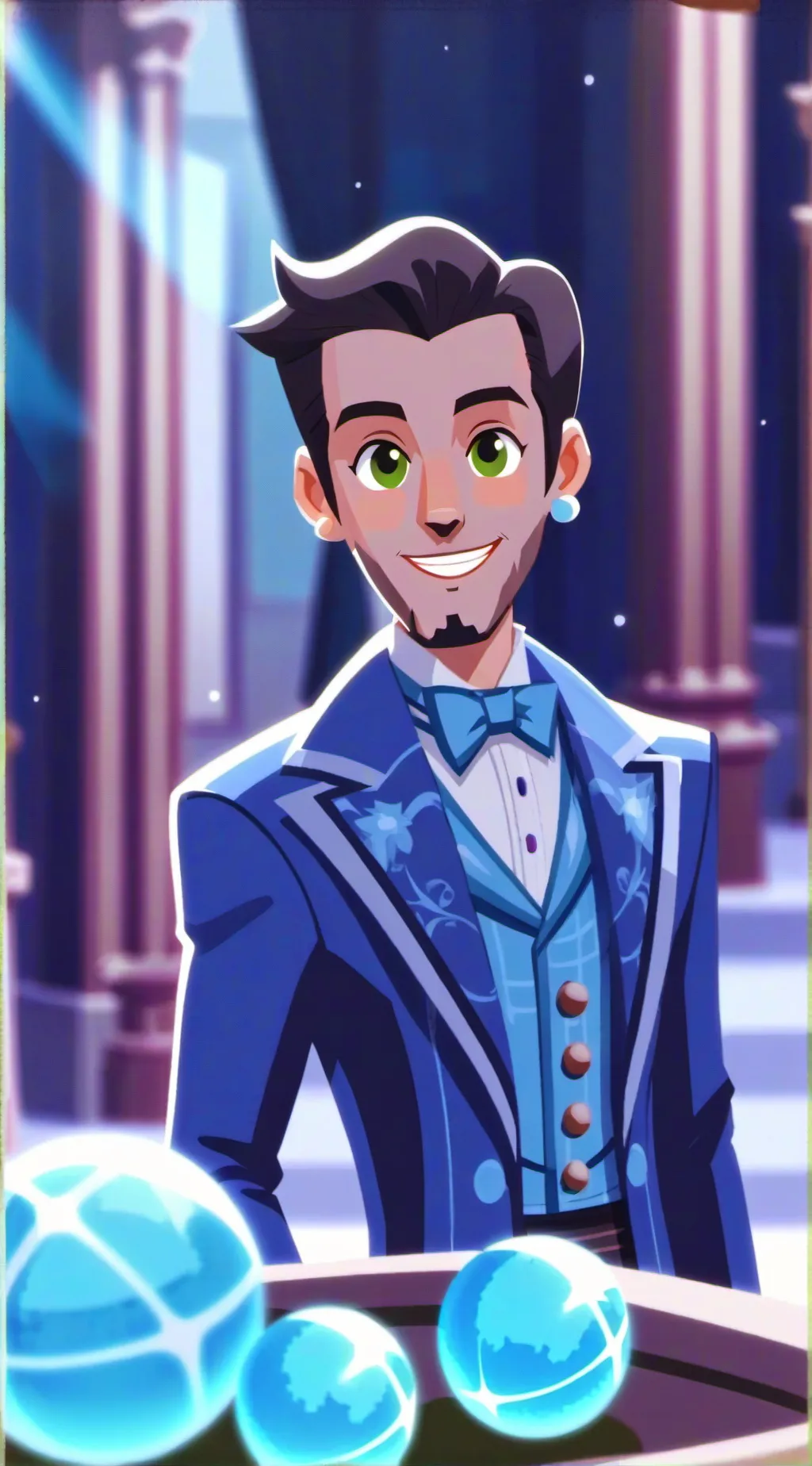 ai character: Spector Stevens background