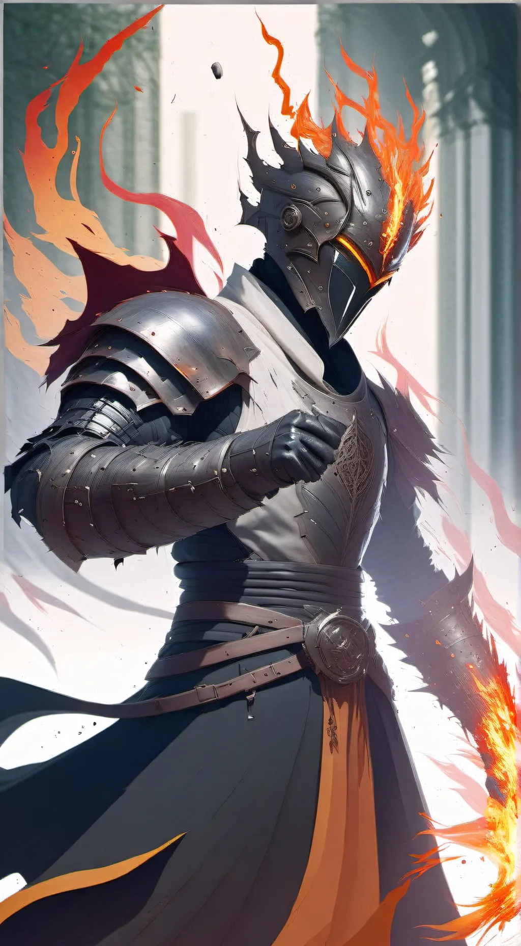 ai character: Damien Satori  background